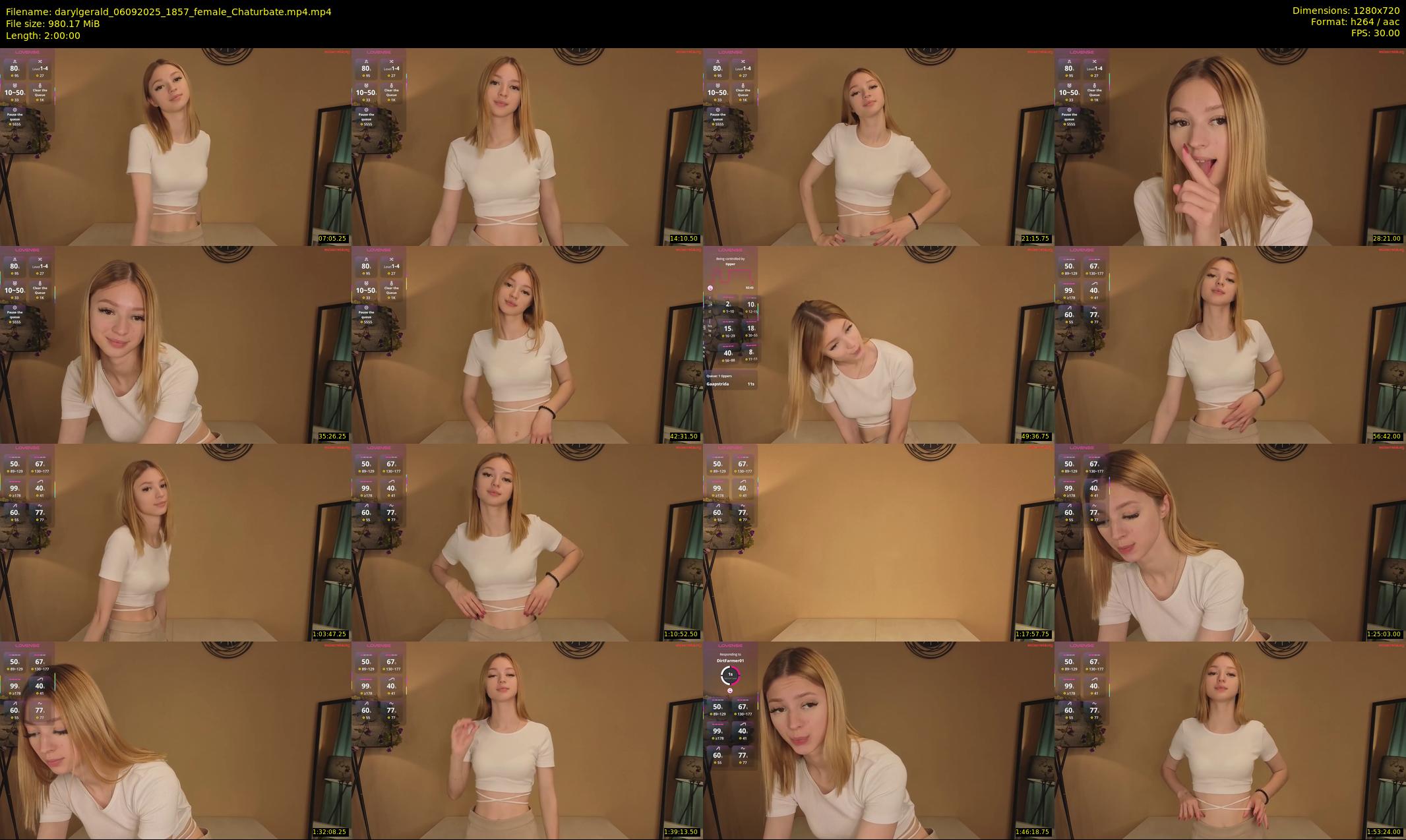 darylgerald — 120 minute Chaturbate female cam show recording, 720p, Sep 6, 2025