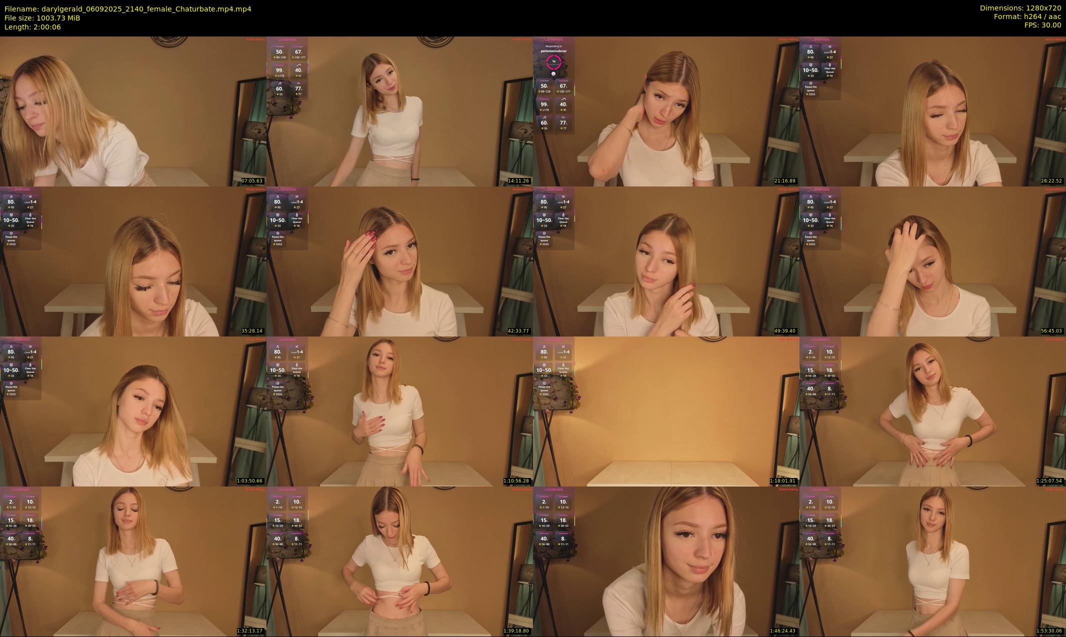 darylgerald — 121 minute Chaturbate female cam show recording, 720p, Sep 6, 2025