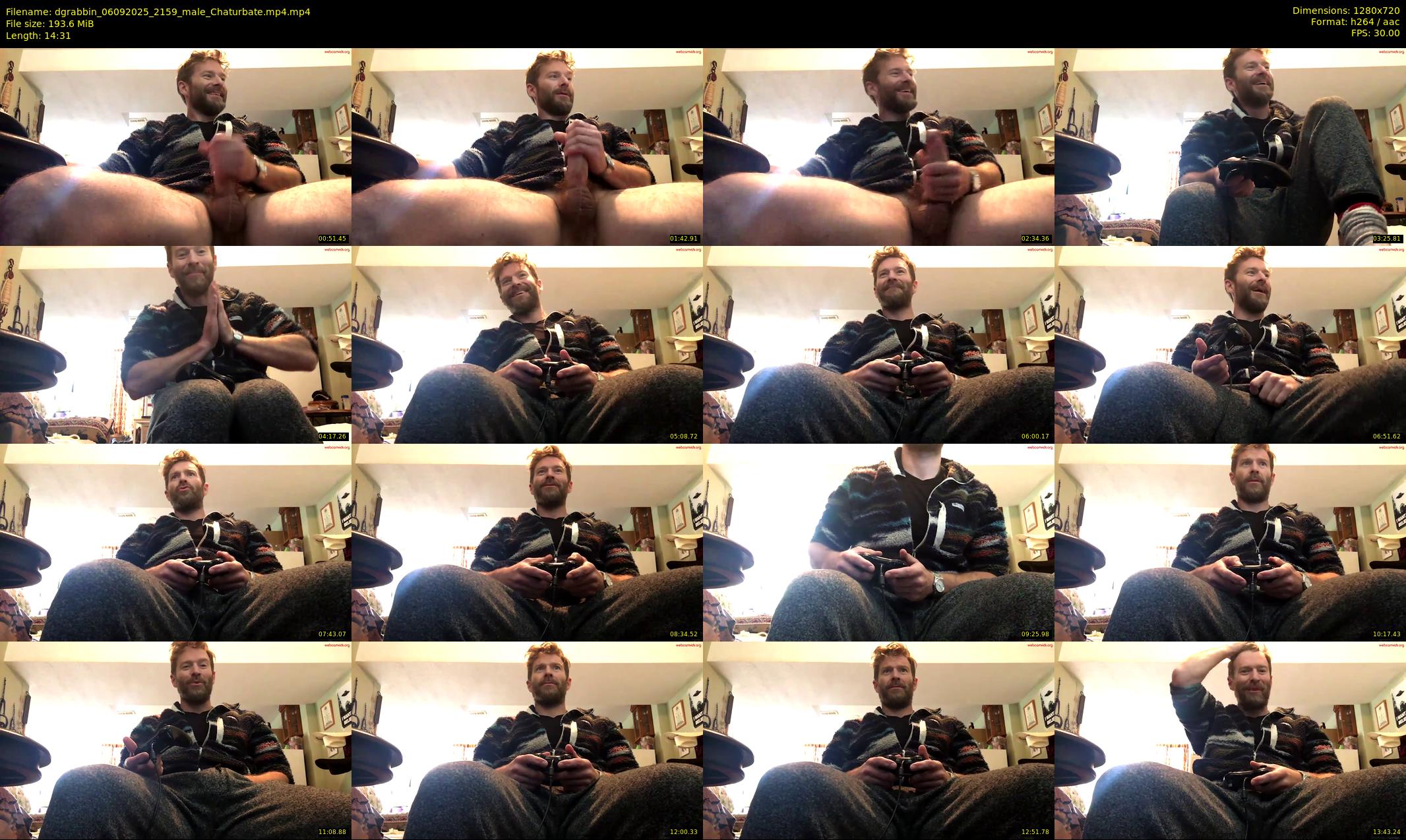 dgrabbin — 15 minute Chaturbate male cam show recording, 720p, Sep 6, 2025