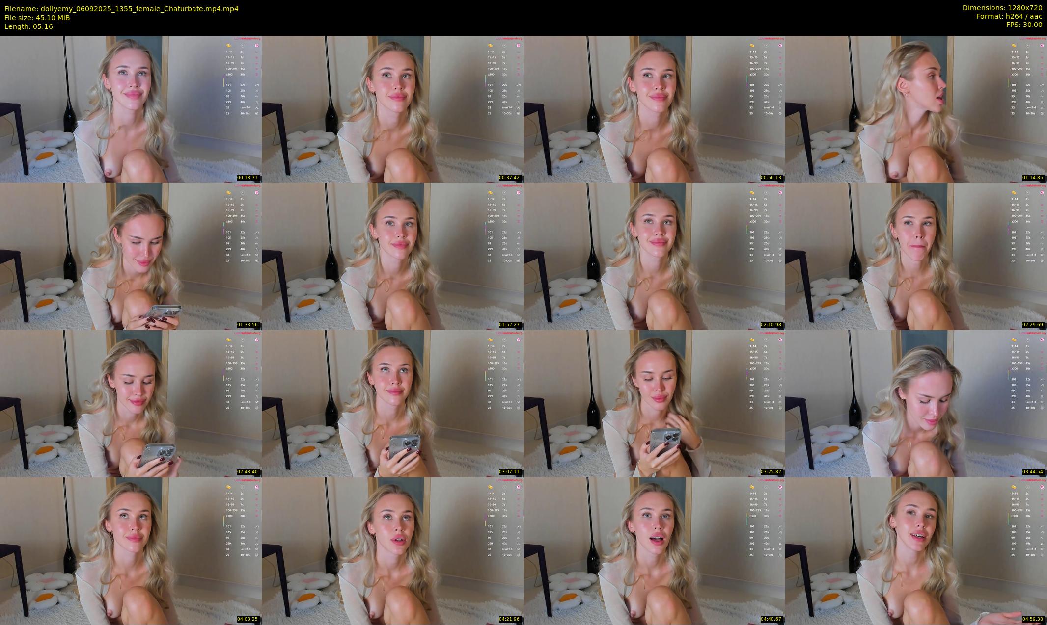 dollyemy — 6 minute Chaturbate female cam show recording, 720p, Sep 6, 2025