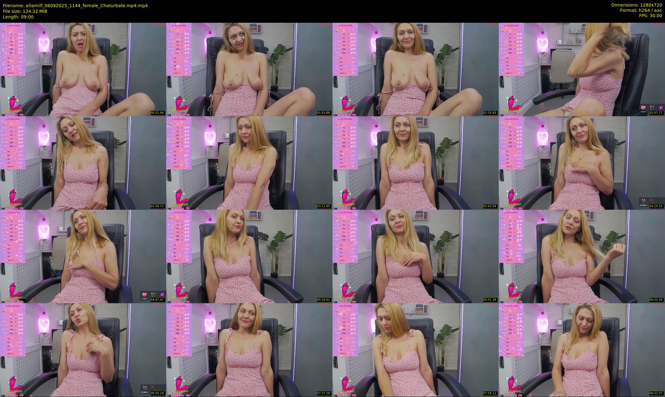 ellamilf — 9 minute Chaturbate female cam show recording, 720p, Sep 6, 2025