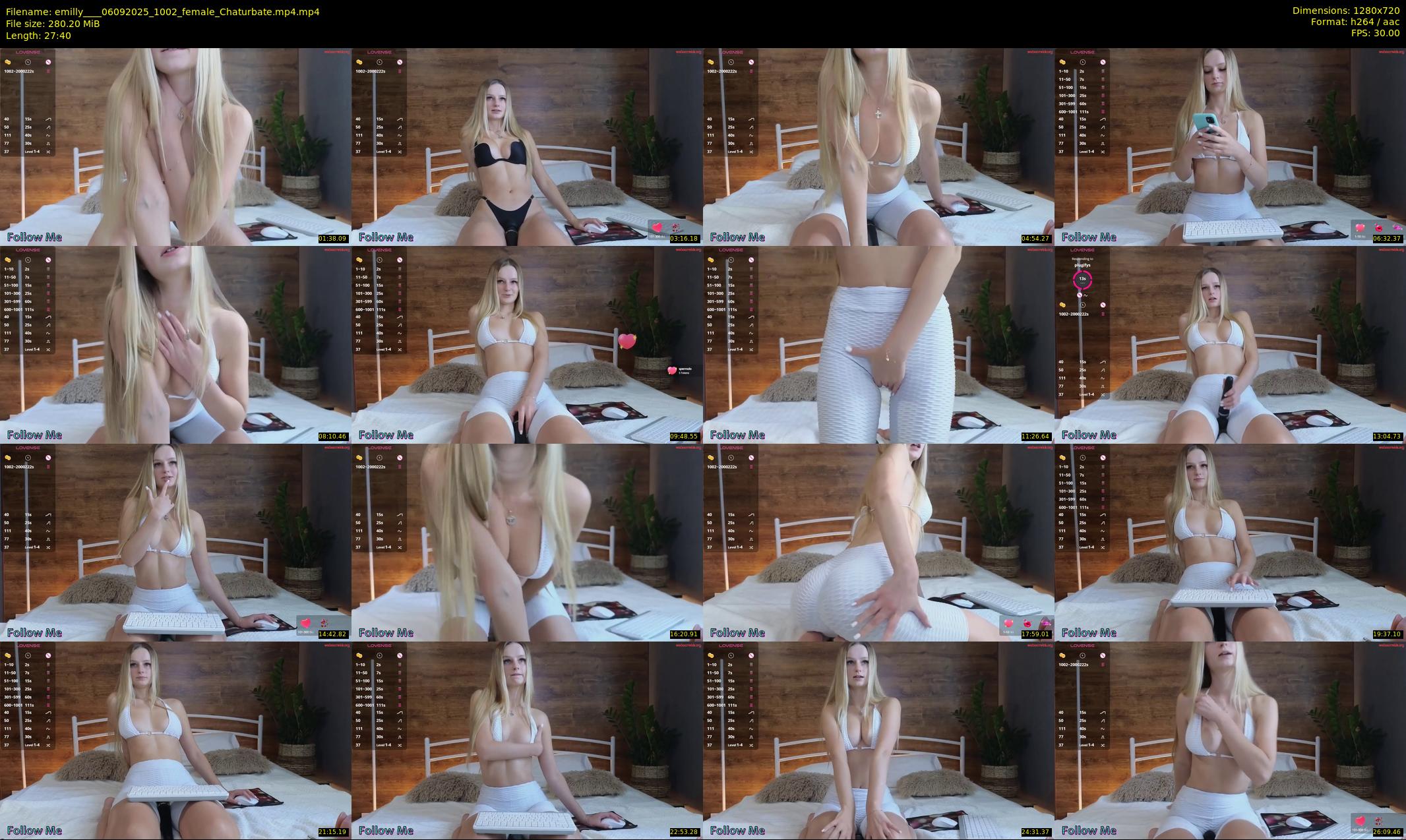 emilly___ — 28 minute Chaturbate female cam show recording, 720p, Sep 6, 2025