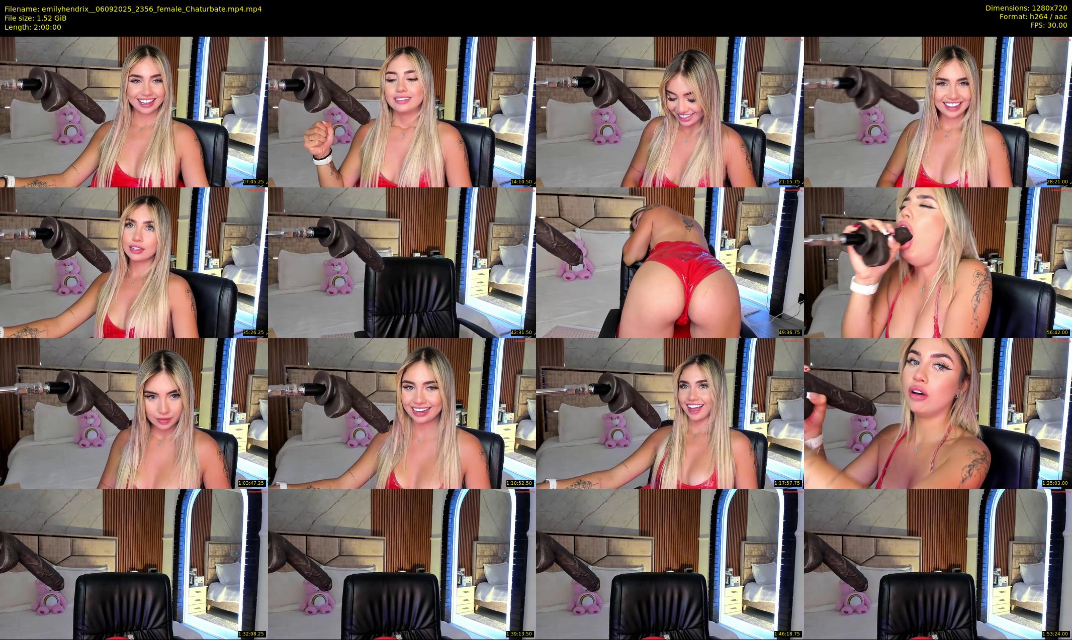 emilyhendrix_ — 120 minute Chaturbate couple cam show recording, 720p, Sep 6, 2025