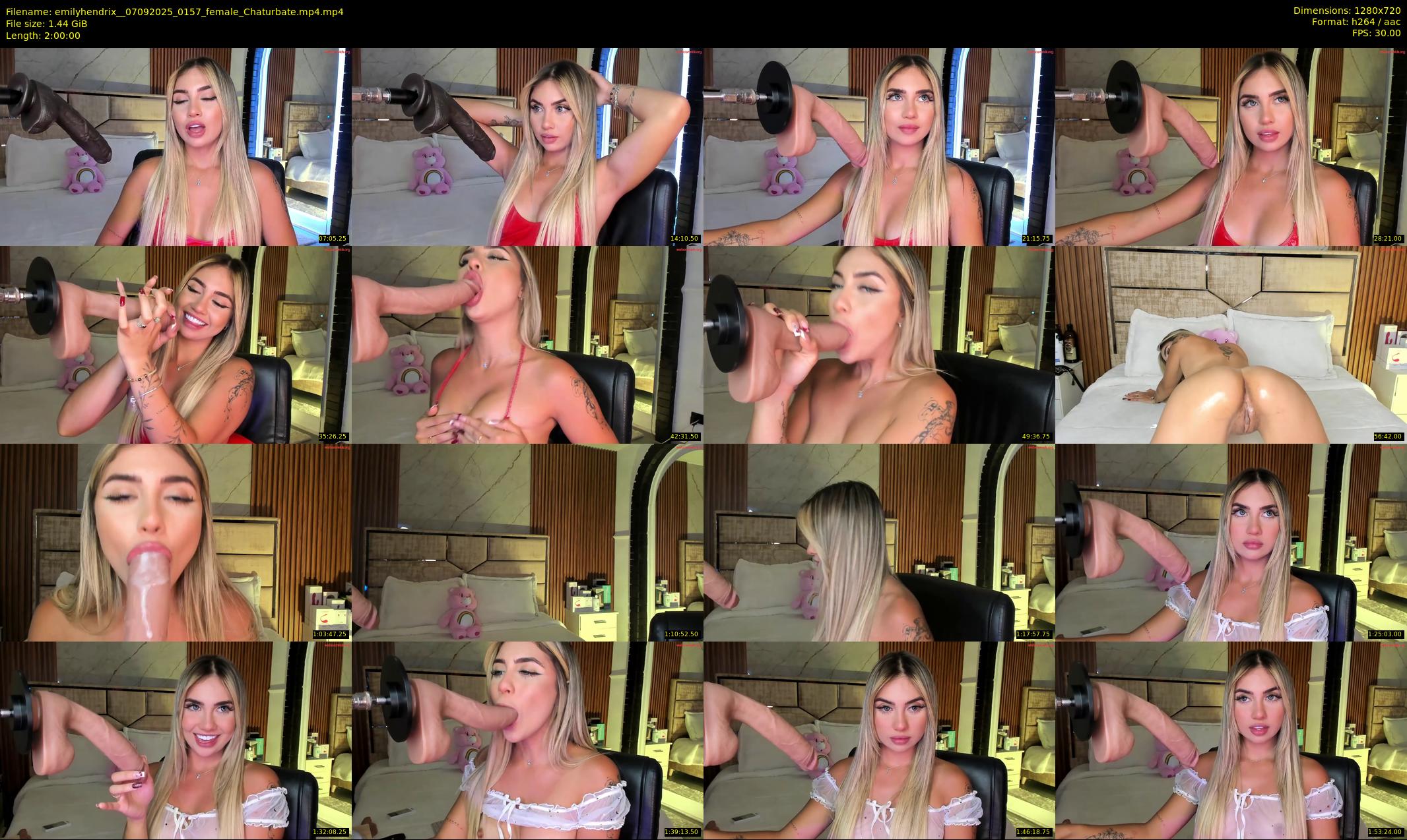 emilyhendrix_ — 120 minute Chaturbate couple cam show recording, 720p, Sep 7, 2025