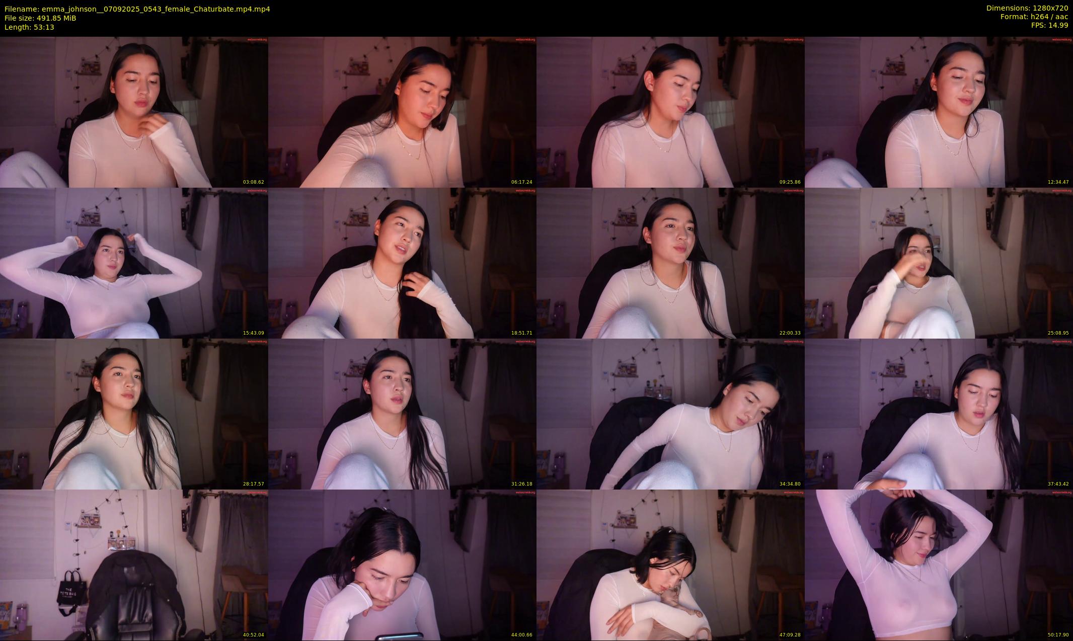 emma_johnson_ — 54 minute Chaturbate female cam show recording, 720p, Sep 7, 2025