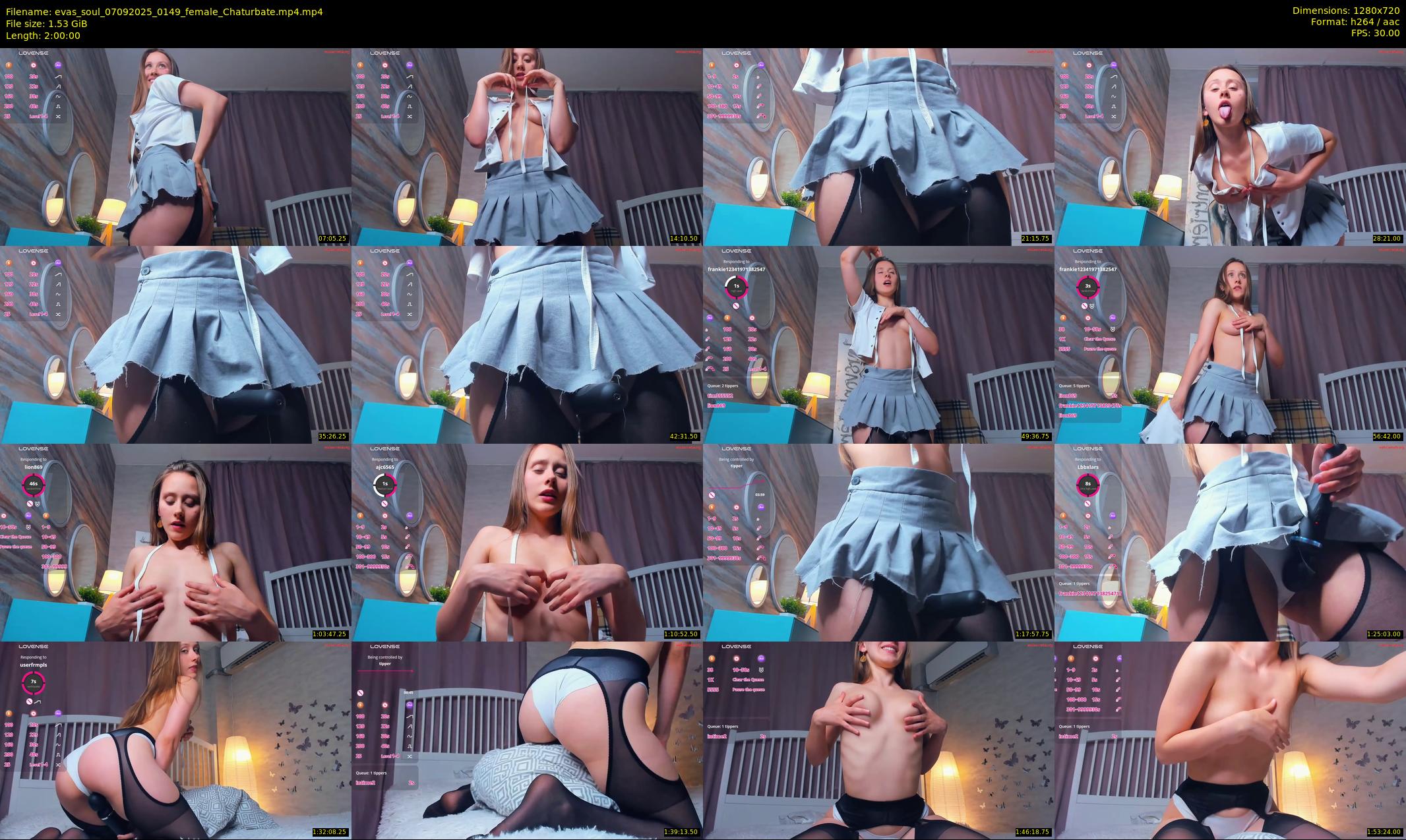 evas_soul — 120 minute Chaturbate female cam show recording, 720p, Sep 7, 2025