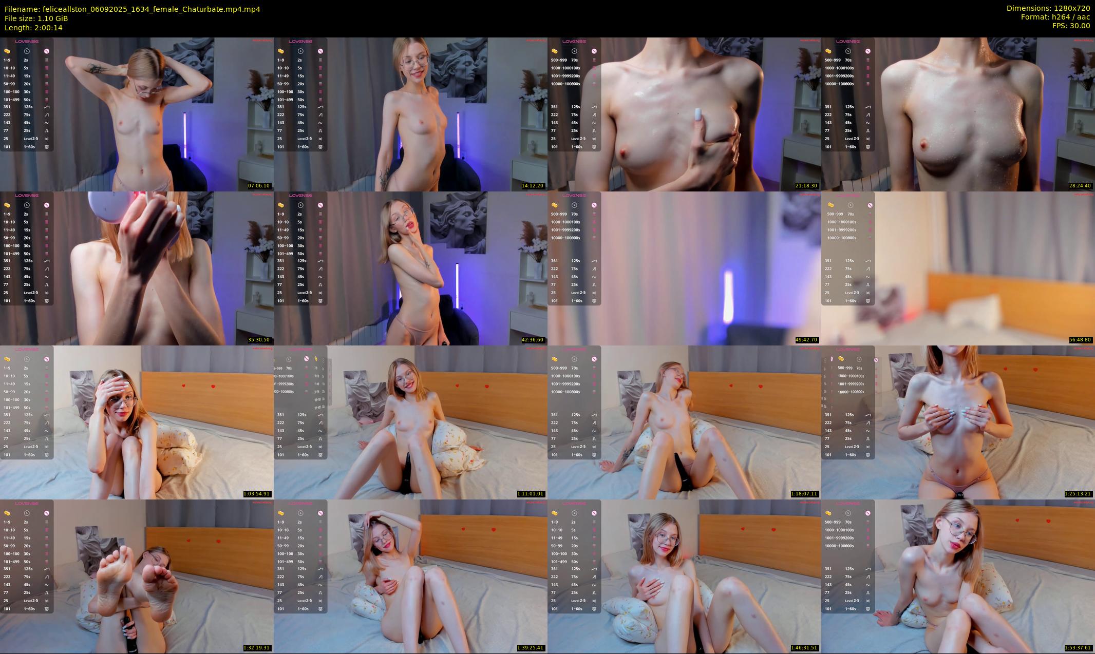 feliceallston — 121 minute Chaturbate female cam show recording, 720p, Sep 6, 2025