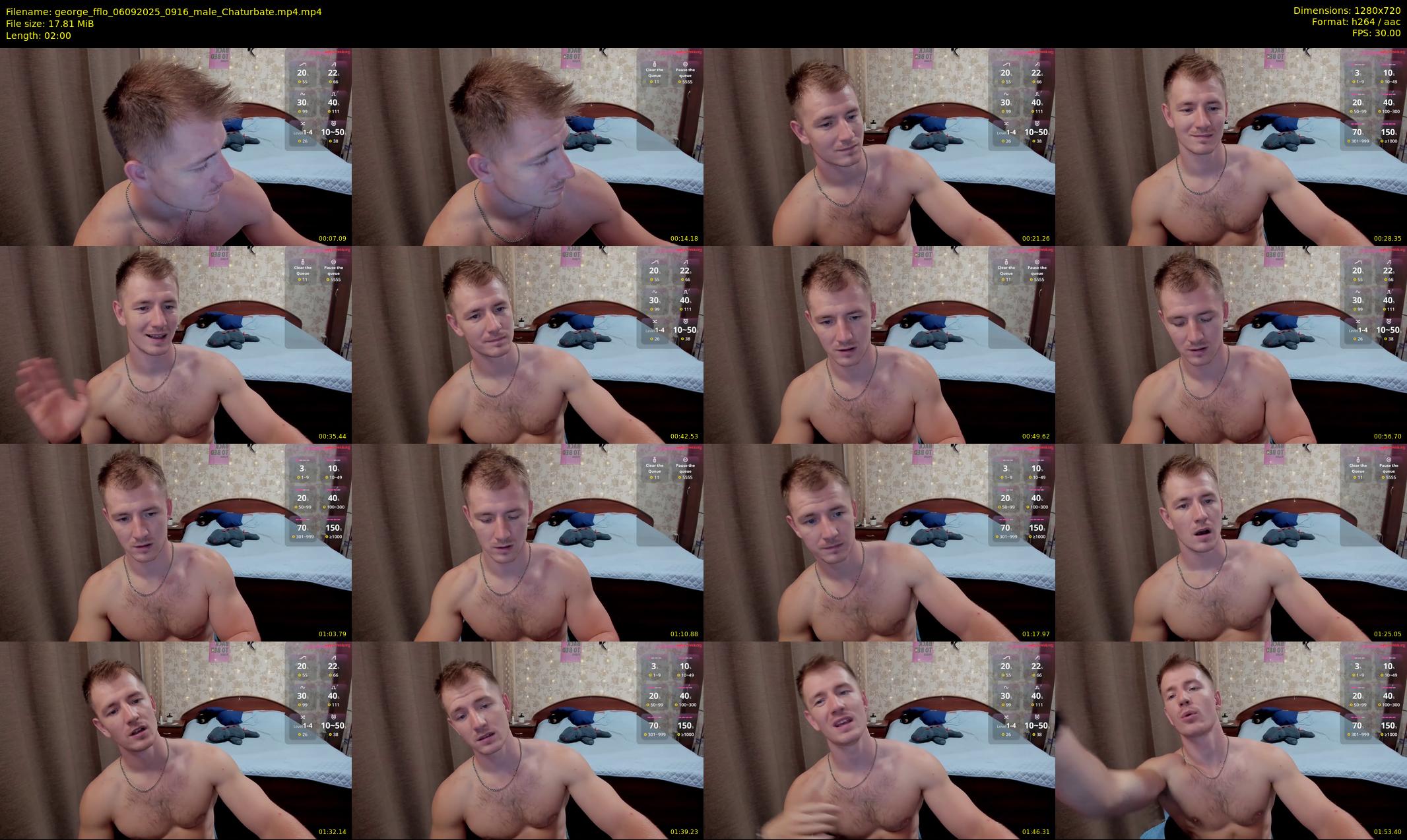 george_fflo — 2 minute Chaturbate male cam show recording, 720p, Sep 6, 2025