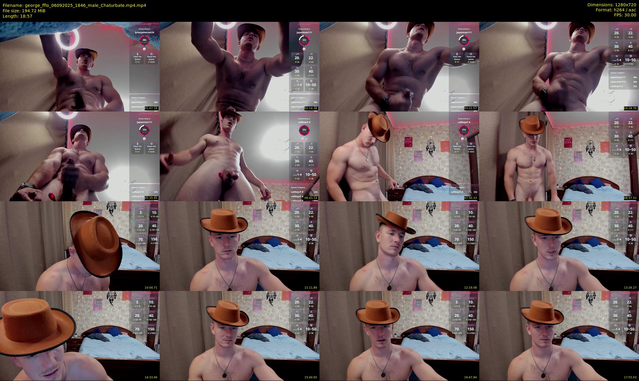 george_fflo — 19 minute Chaturbate male cam show recording, 720p, Sep 6, 2025
