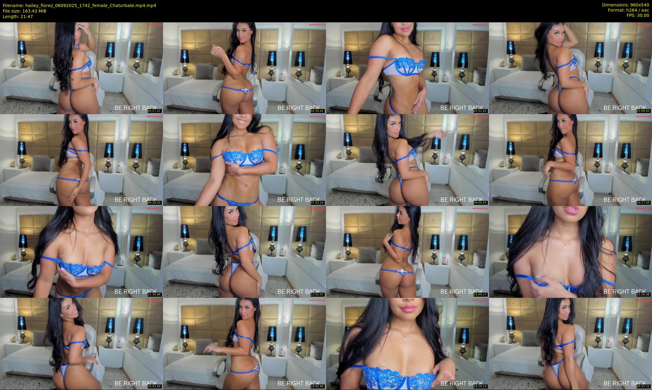 hailey_florez — 22 minute Chaturbate female cam show recording, 480p, Sep 6, 2025