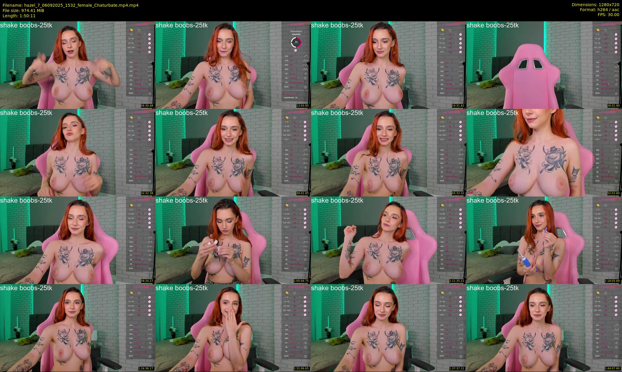 hazel_7 — 111 minute Chaturbate female cam show recording, 720p, Sep 6, 2025