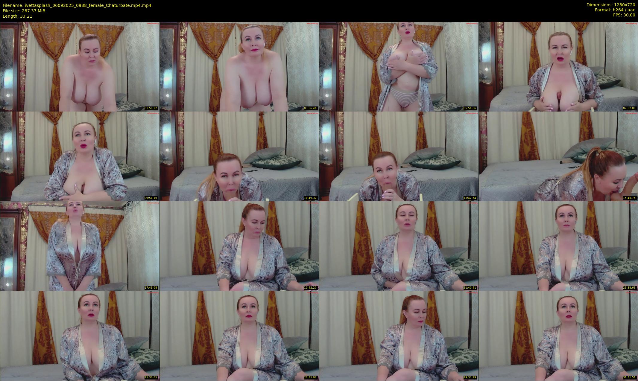 ivettasplash — 34 minute Chaturbate female cam show recording, 720p, Sep 6, 2025