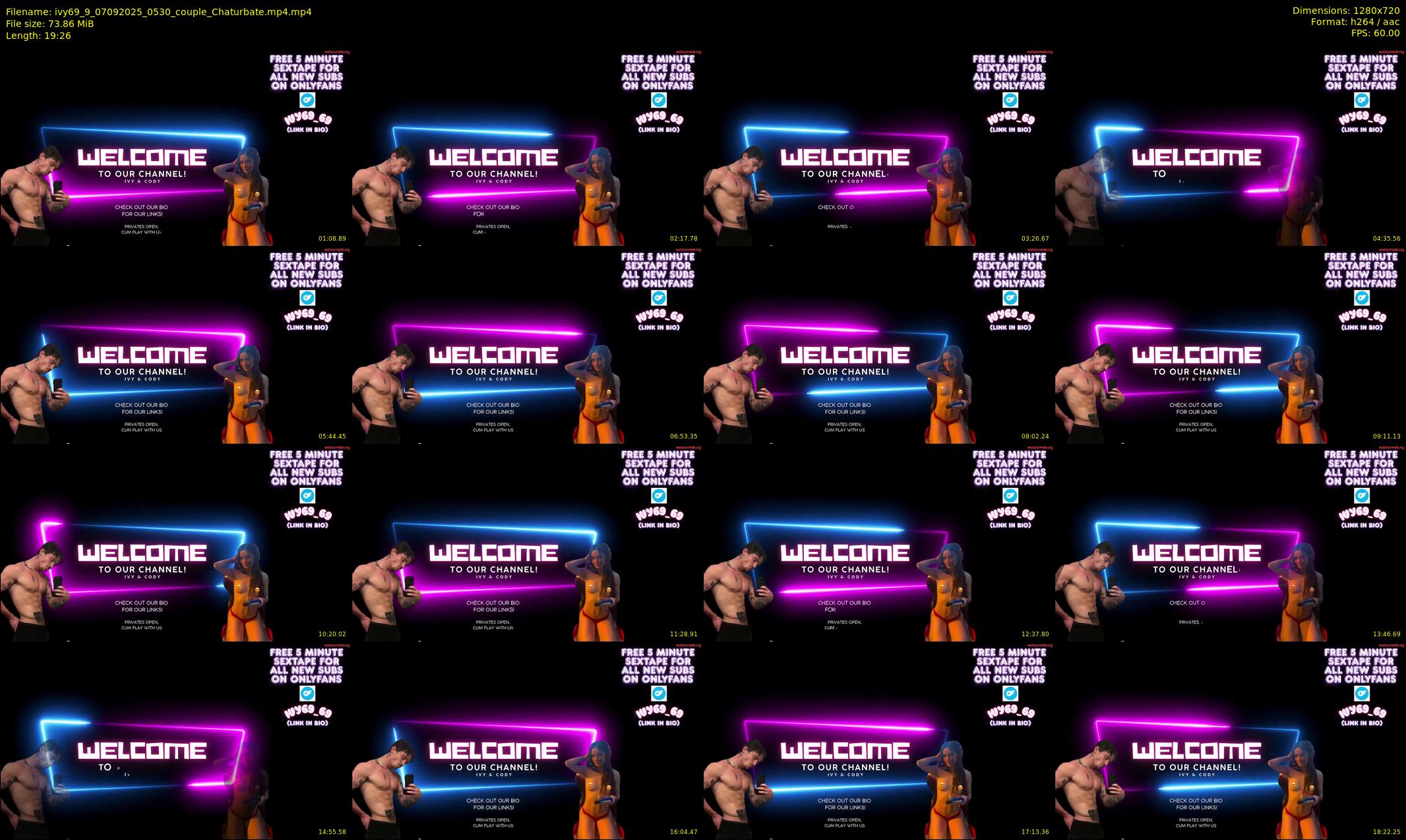 ivy69_9 — 20 minute Chaturbate couple cam show recording, 720p, Sep 7, 2025