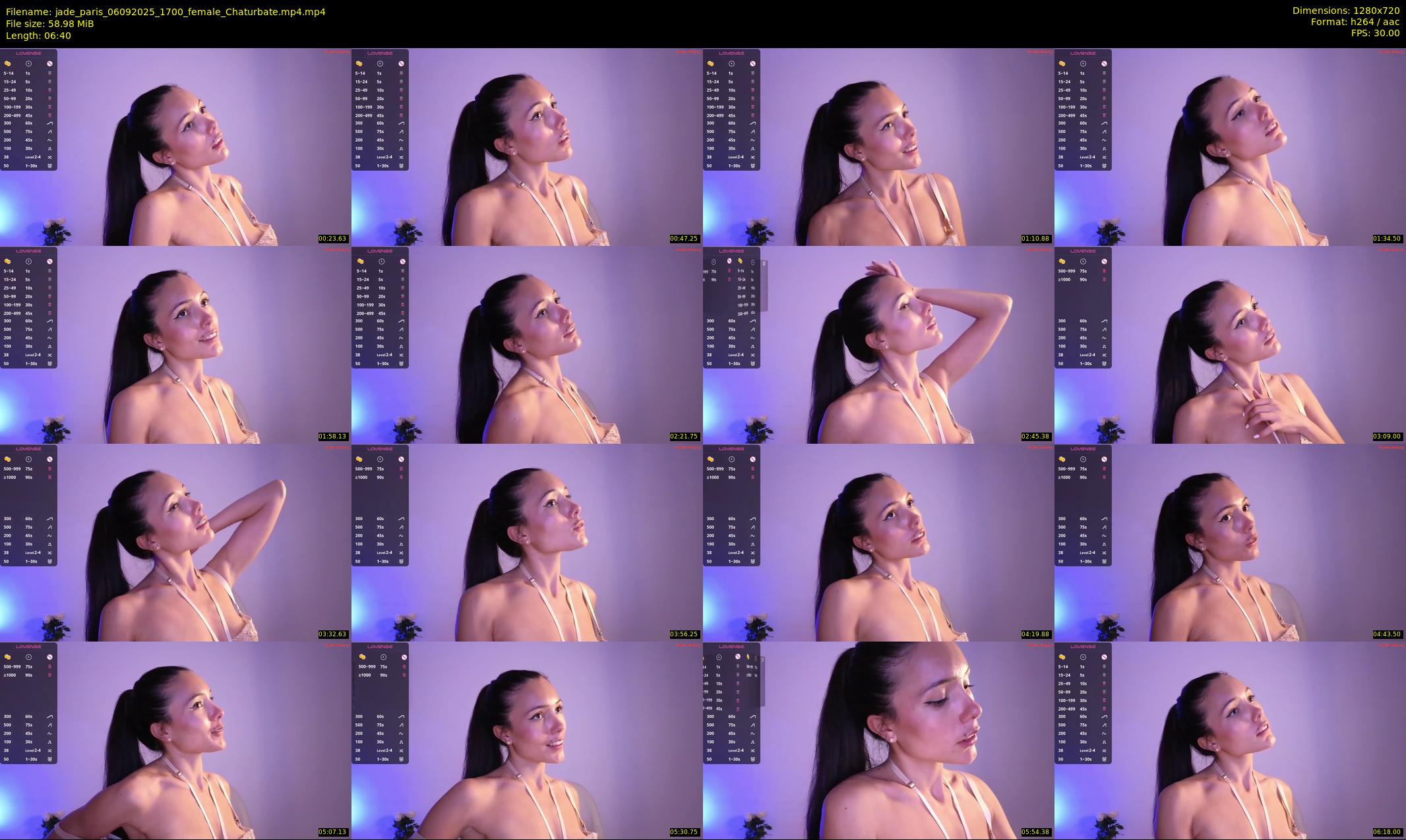 jade_paris — 7 minute Chaturbate female cam show recording, 720p, Sep 6, 2025