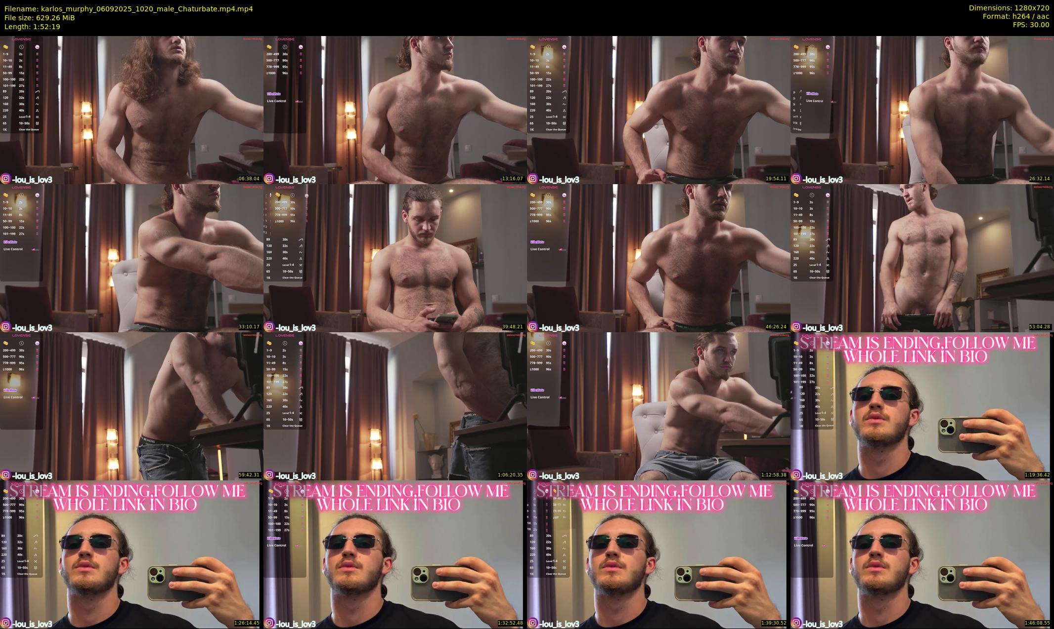 karlos_murphy — 113 minute Chaturbate male cam show recording, 720p, Sep 6, 2025