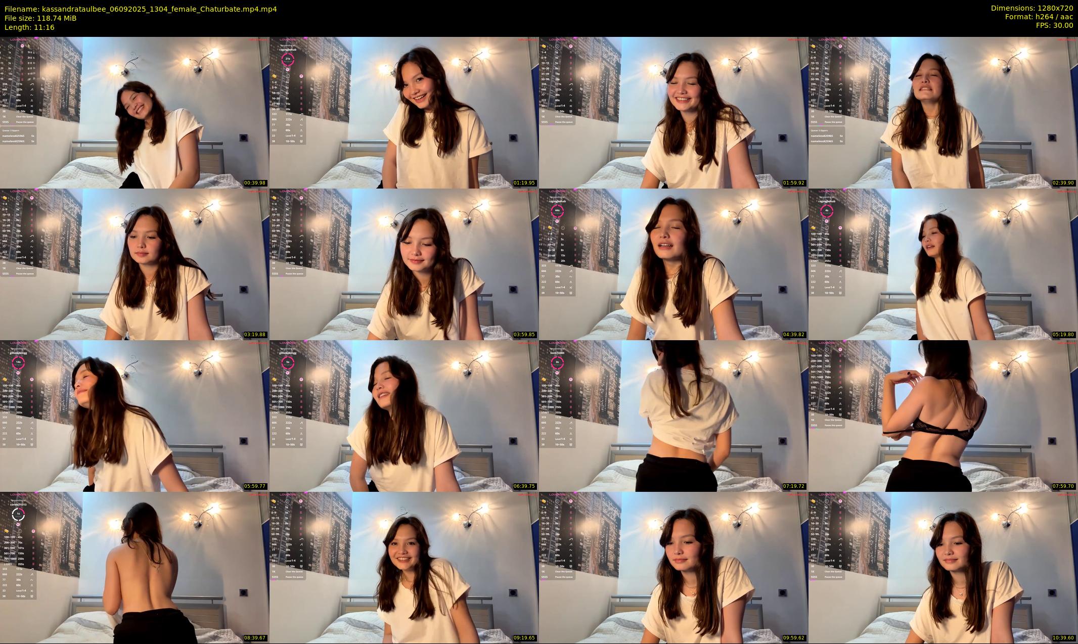 kassandrataulbee — 12 minute Chaturbate female cam show recording, 720p, Sep 6, 2025