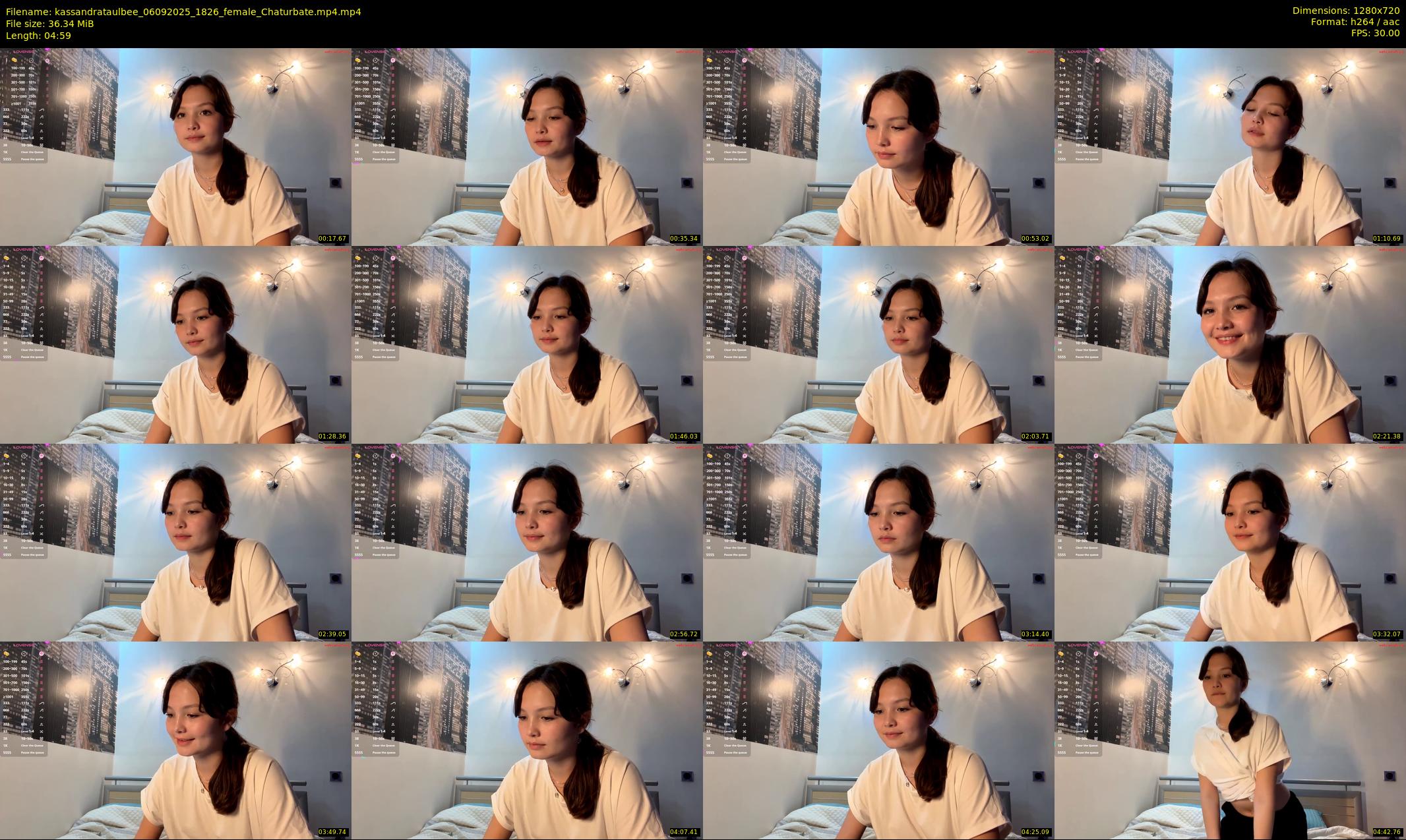 kassandrataulbee — 5 minute Chaturbate female cam show recording, 720p, Sep 6, 2025