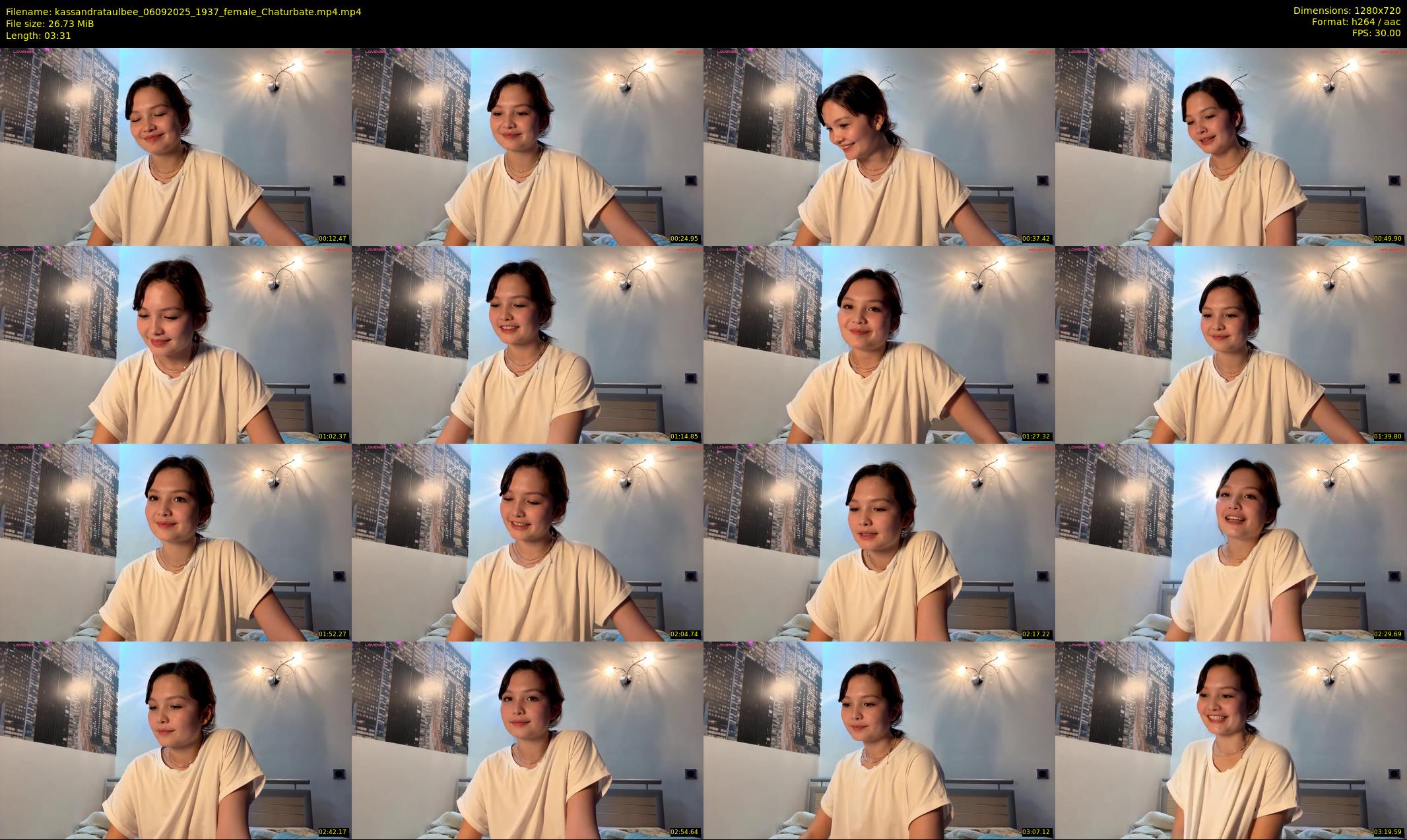 kassandrataulbee — 4 minute Chaturbate female cam show recording, 720p, Sep 6, 2025