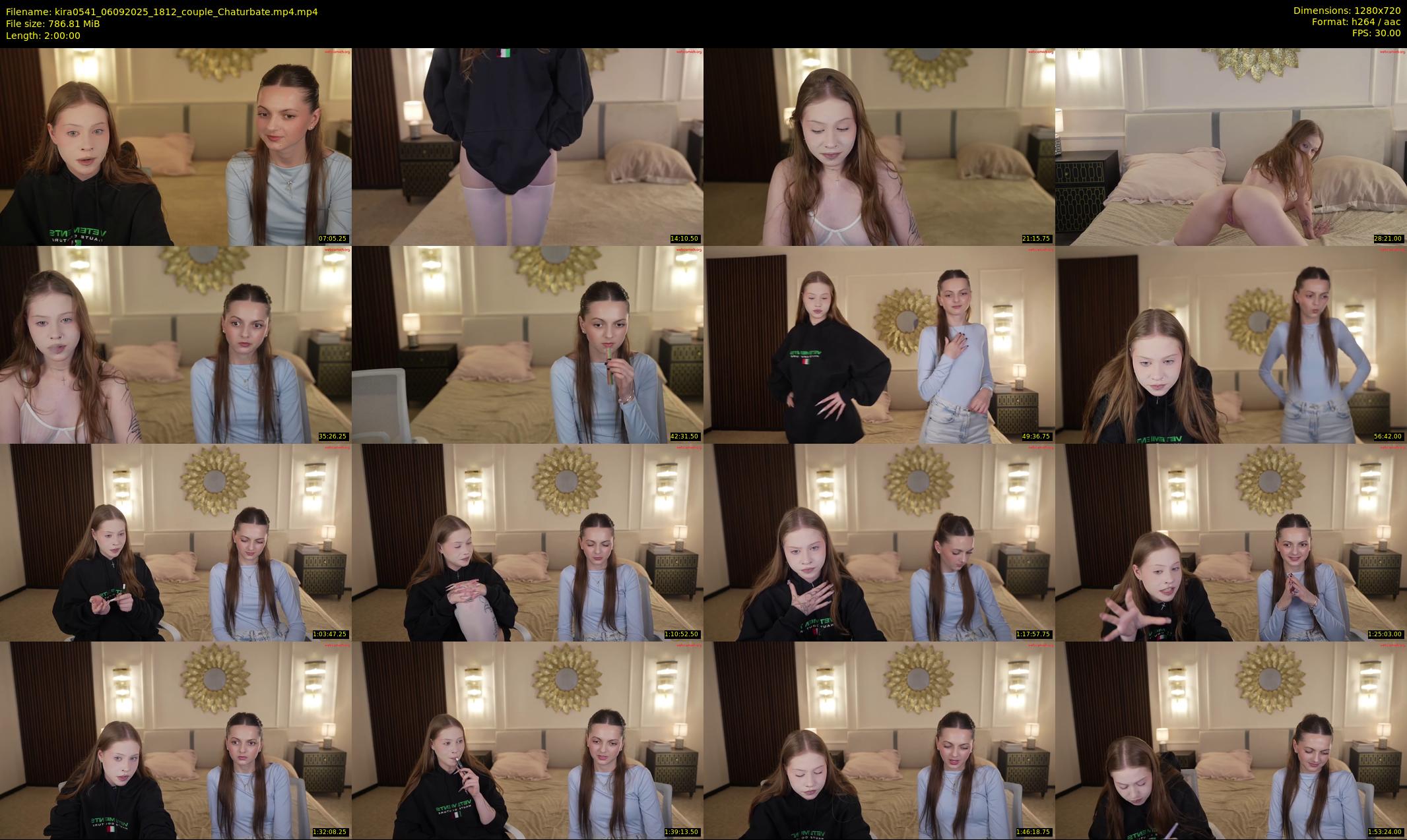 kira0541 — 120 minute Chaturbate couple cam show recording, 720p, Sep 6, 2025