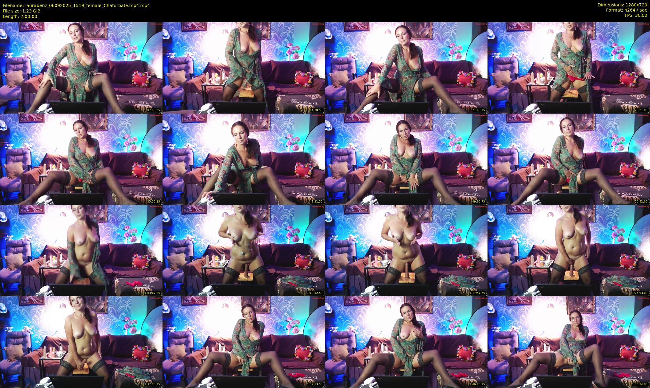 laurabenz — 120 minute Chaturbate female cam show recording, 720p, Sep 6, 2025