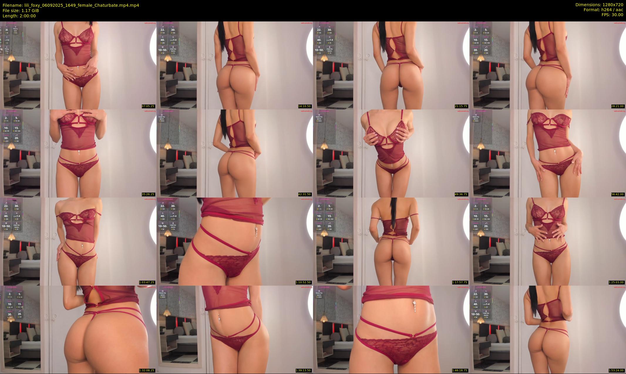 lili_foxy — 120 minute Chaturbate female cam show recording, 720p, Sep 6, 2025