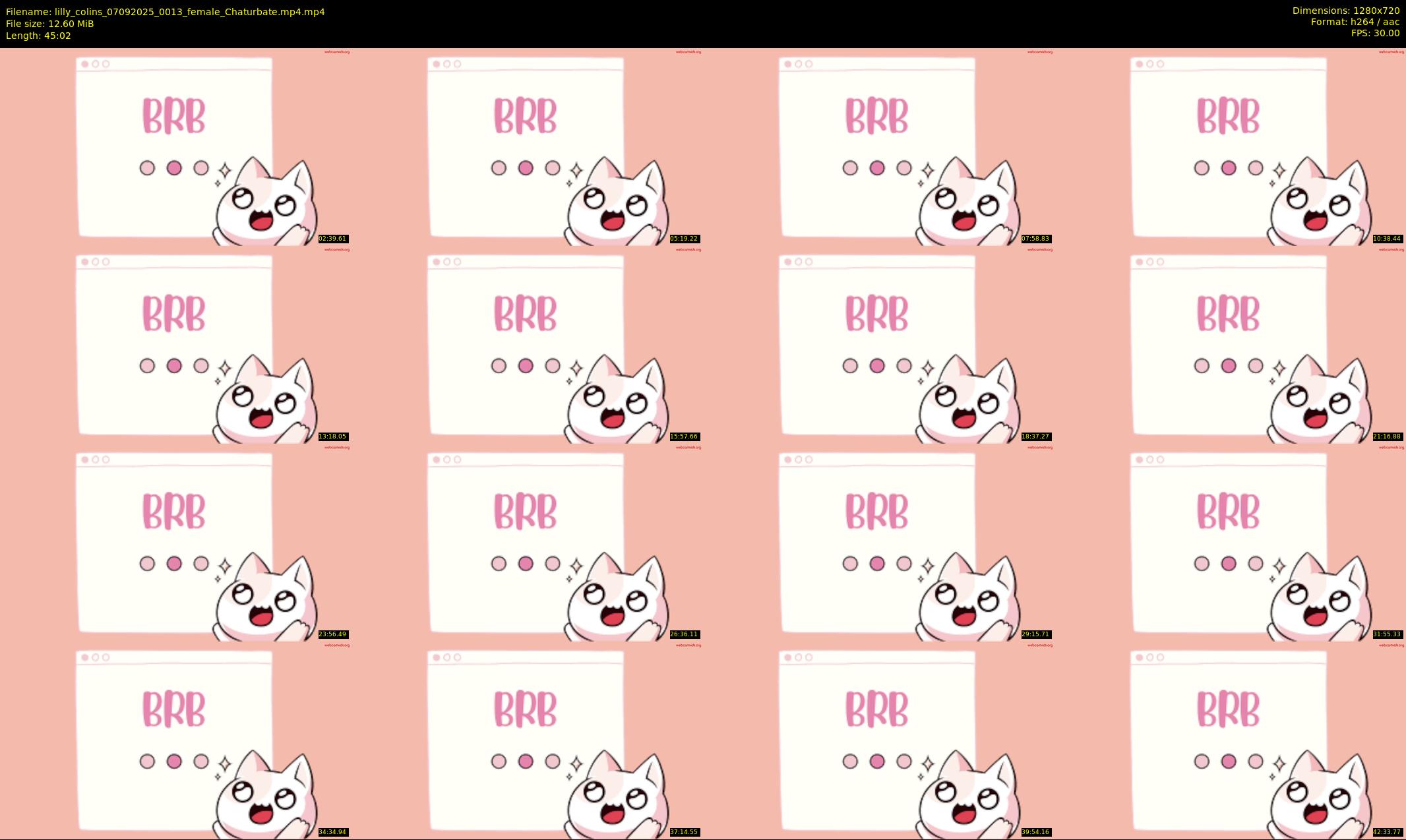 lilly_colins — 46 minute Chaturbate female cam show recording, 720p, Sep 7, 2025