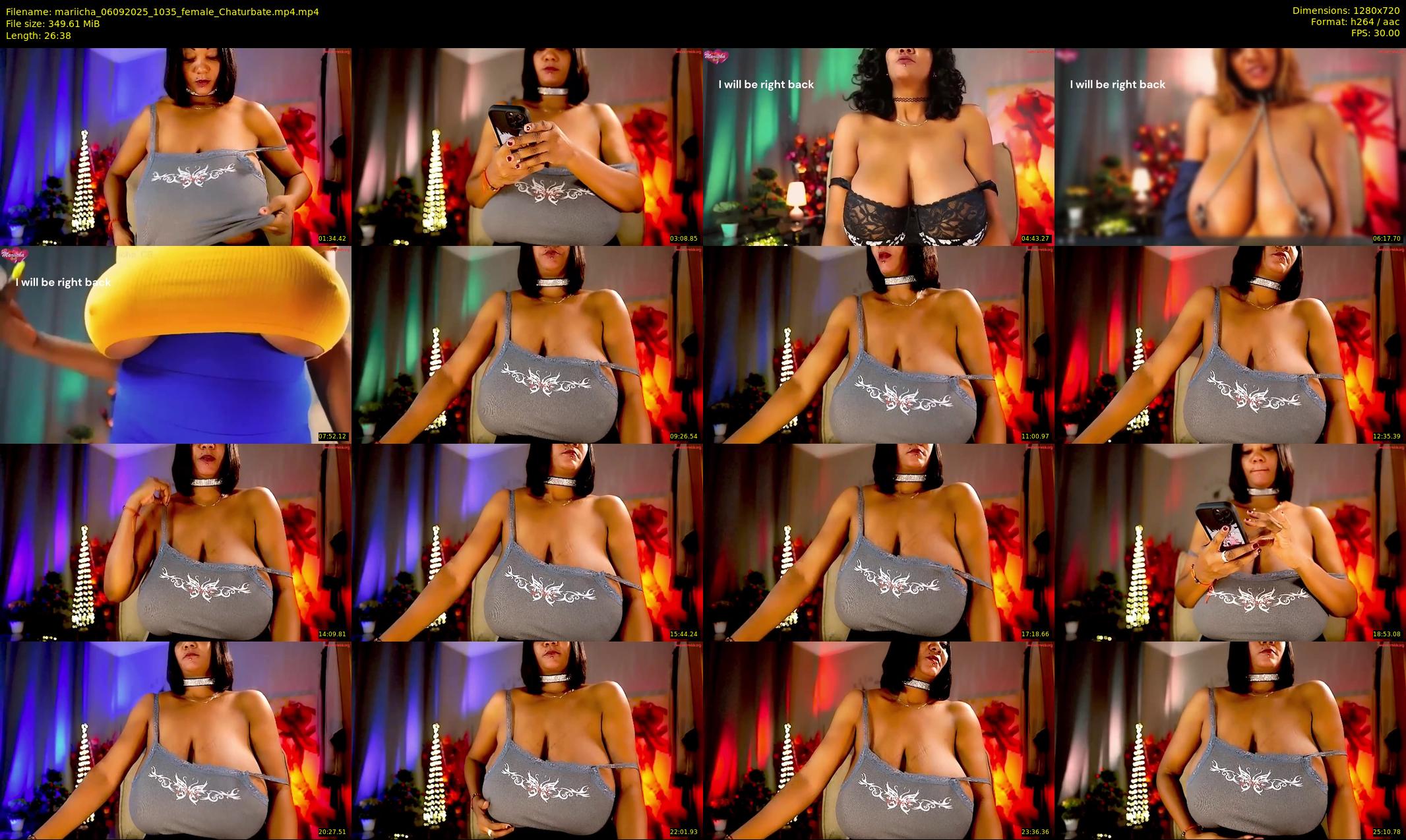 mariicha — 27 minute Chaturbate female cam show recording, 720p, Sep 6, 2025
