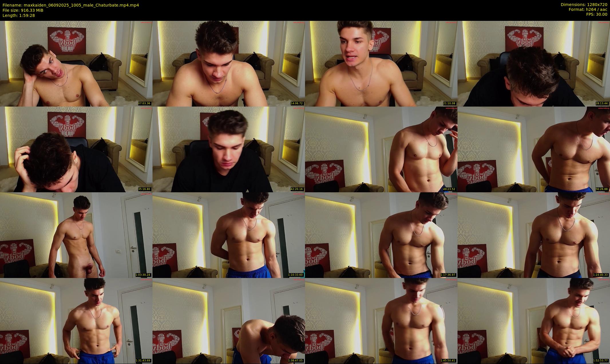 maxkaiden — 120 minute Chaturbate male cam show recording, 720p, Sep 6, 2025