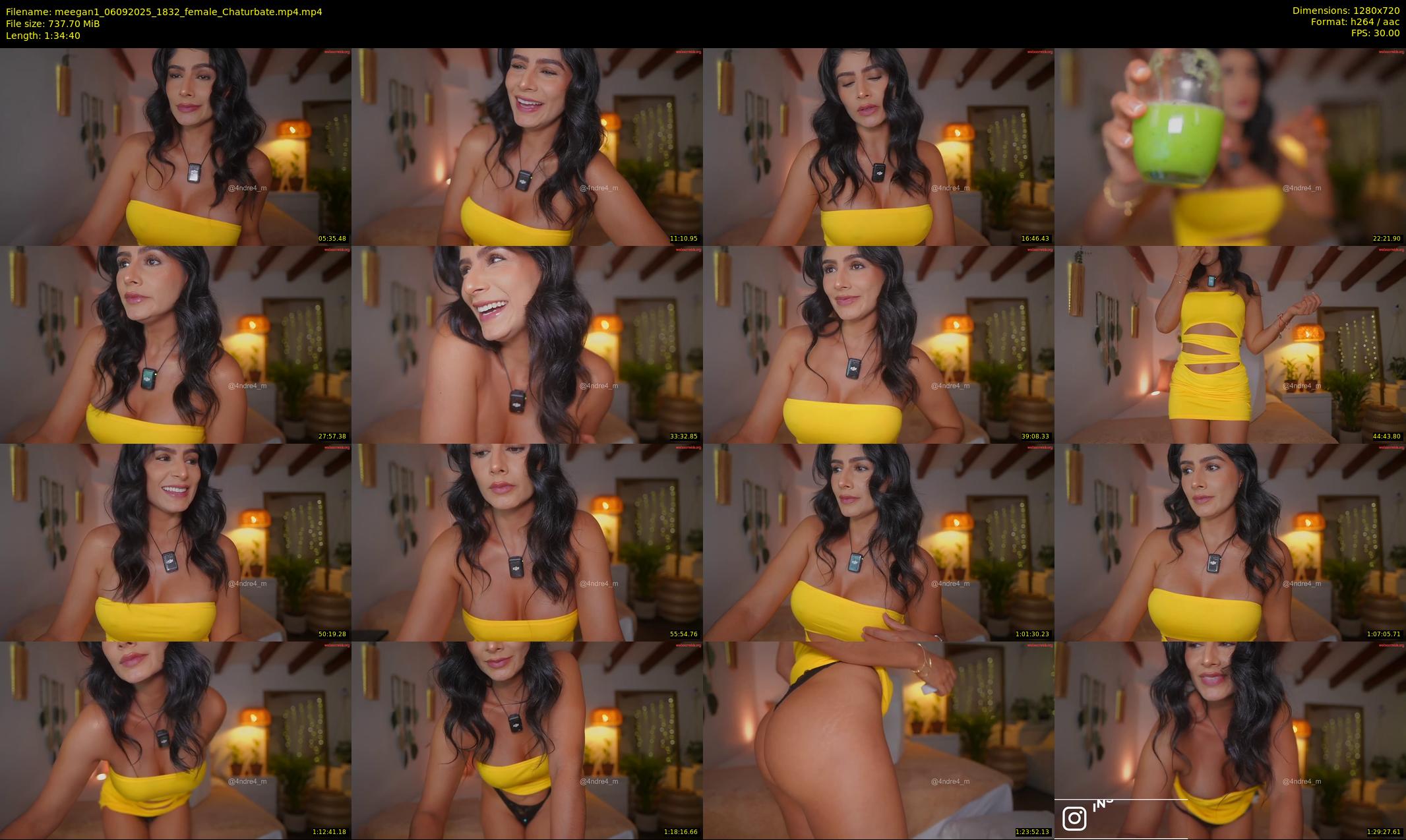 meegan1 — 95 minute Chaturbate female cam show recording, 720p, Sep 6, 2025