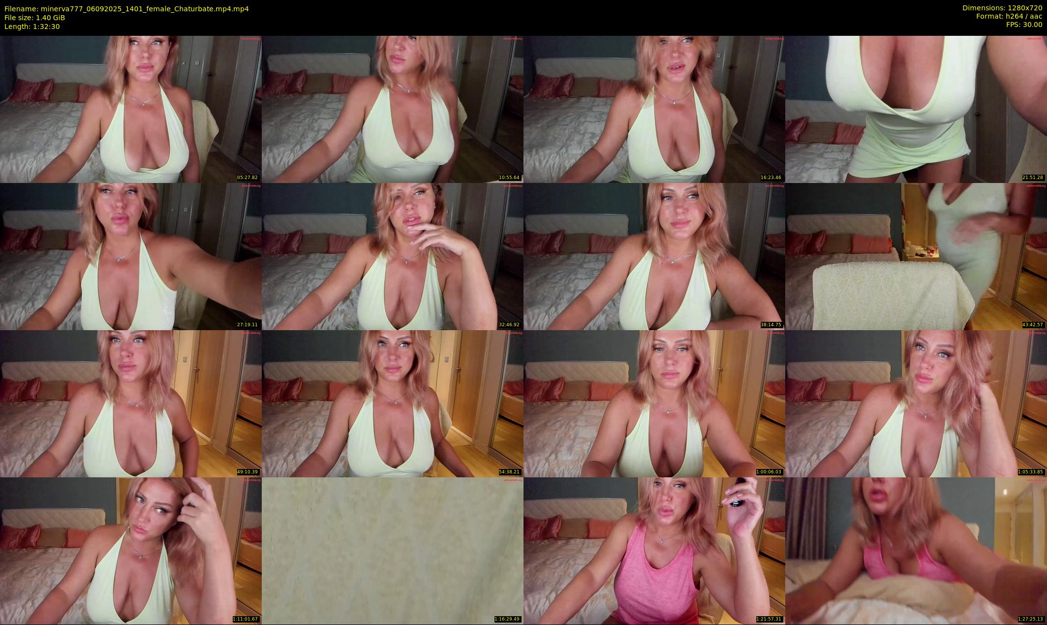 minerva777 — 93 minute Chaturbate female cam show recording, 720p, Sep 6, 2025