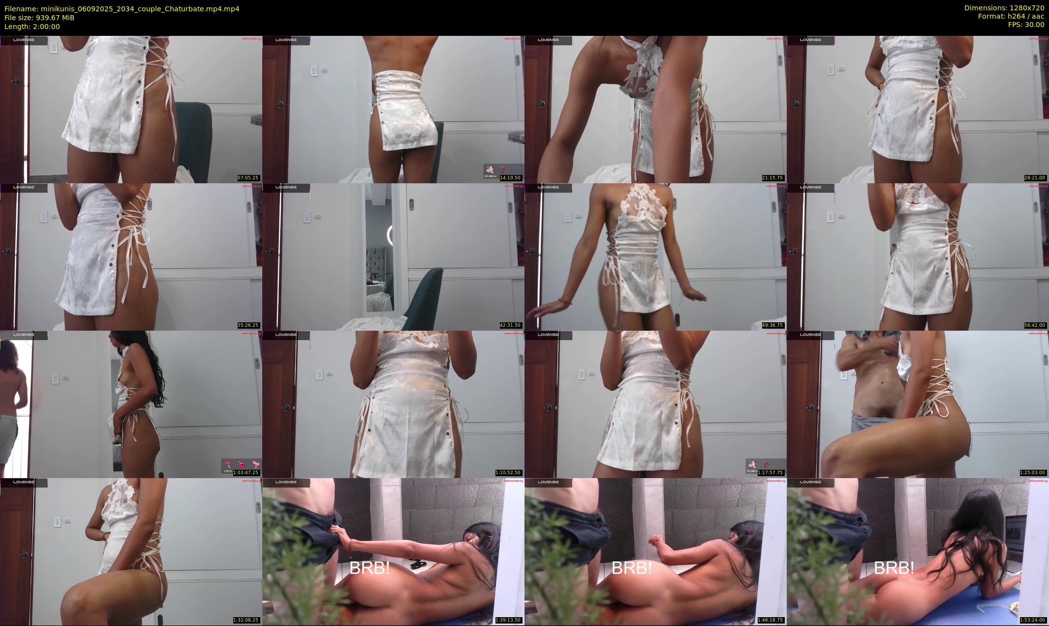 minikunis — 120 minute Chaturbate couple cam show recording, 720p, Sep 6, 2025