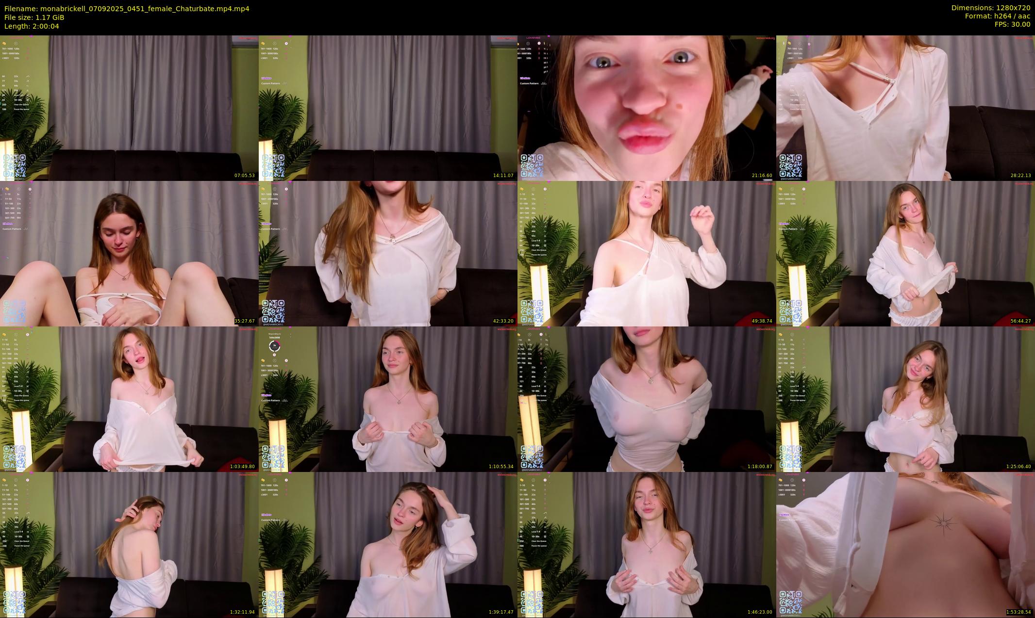 monabrickell — 121 minute Chaturbate female cam show recording, 720p, Sep 7, 2025