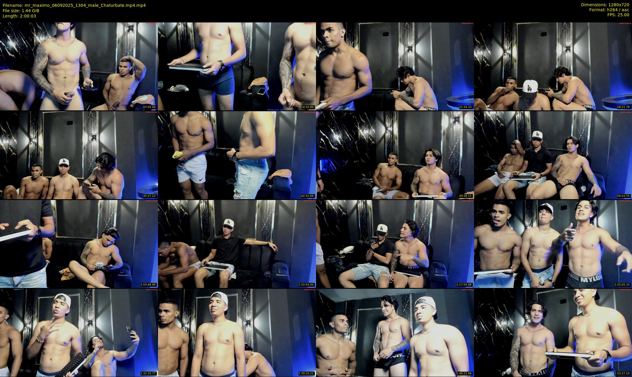 mr_maximo — 121 minute Chaturbate male cam show recording, 720p, Sep 6, 2025