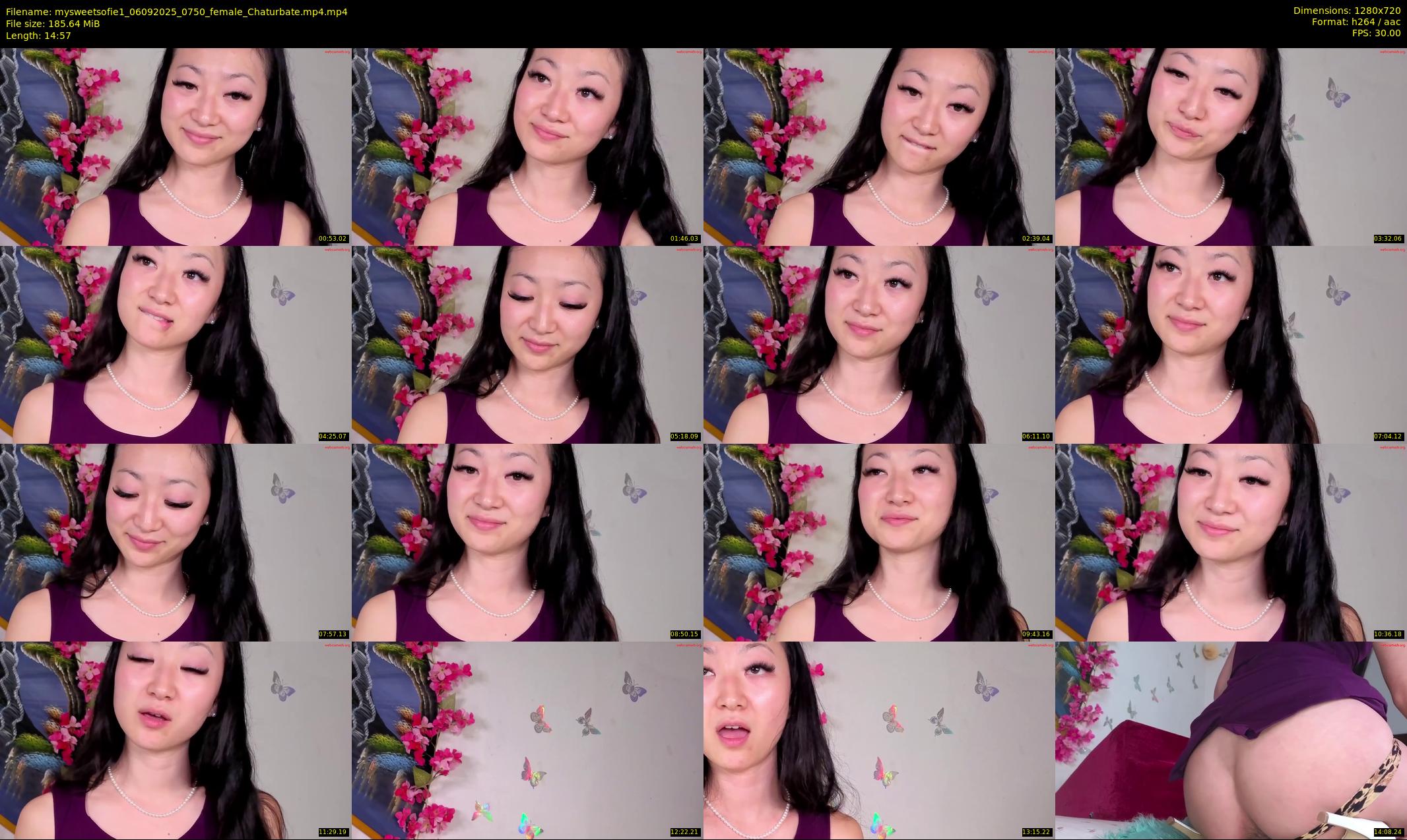mysweetsofie1 — 15 minute Chaturbate female cam show recording, 720p, Sep 6, 2025