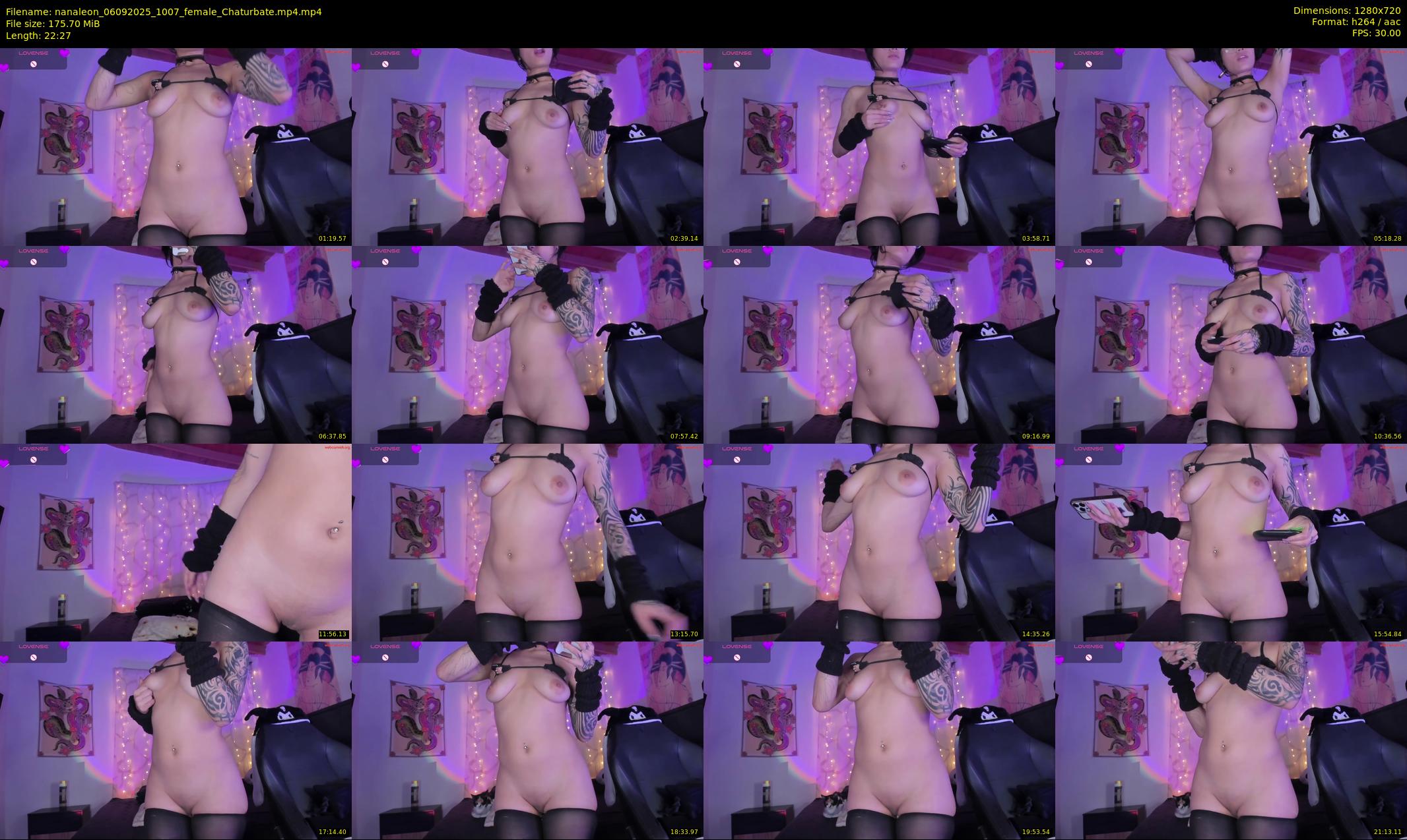 nanaleon — 23 minute Chaturbate couple cam show recording, 720p, Sep 6, 2025