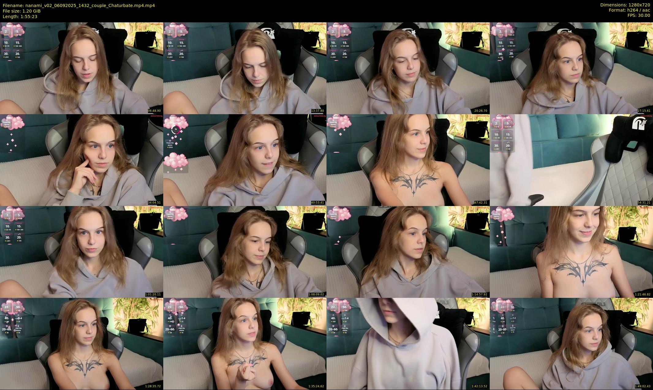 nanami_v02 — 116 minute Chaturbate couple cam show recording, 720p, Sep 6, 2025
