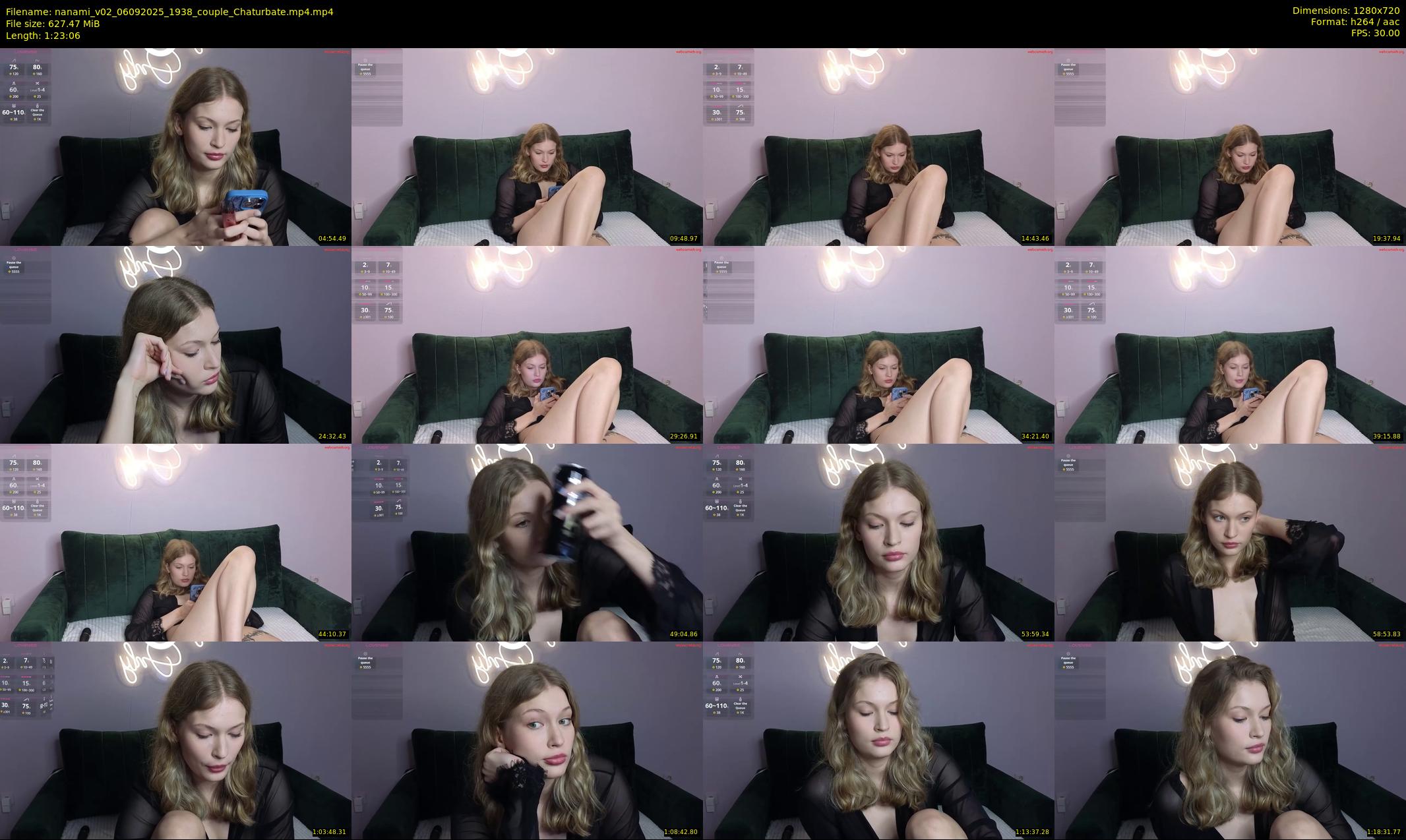 nanami_v02 — 84 minute Chaturbate couple cam show recording, 720p, Sep 6, 2025