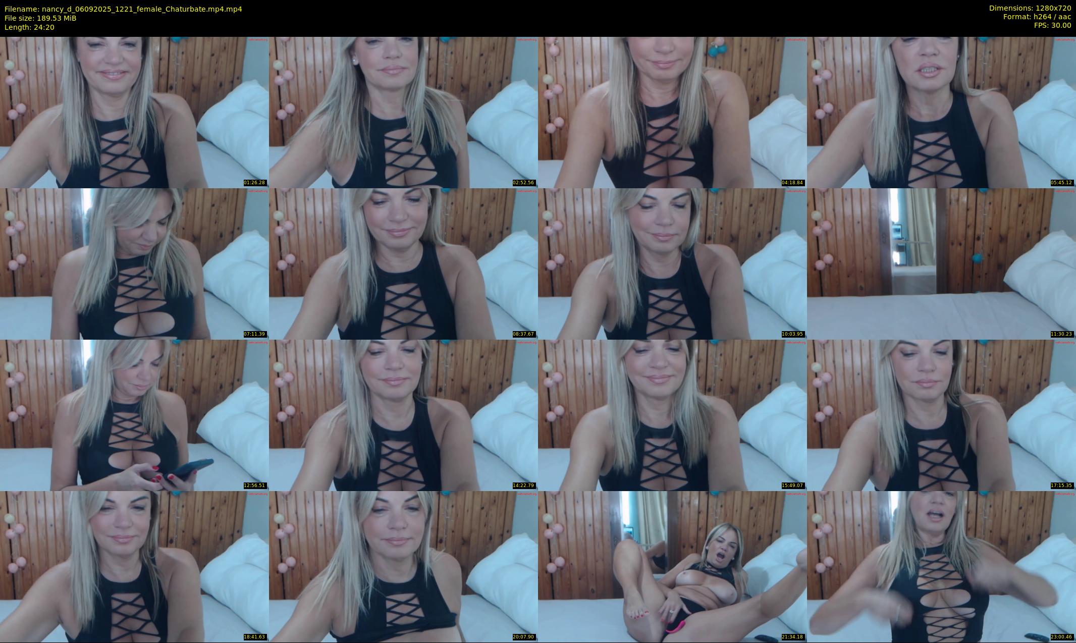 nancy_d — 25 minute Chaturbate female cam show recording, 720p, Sep 6, 2025