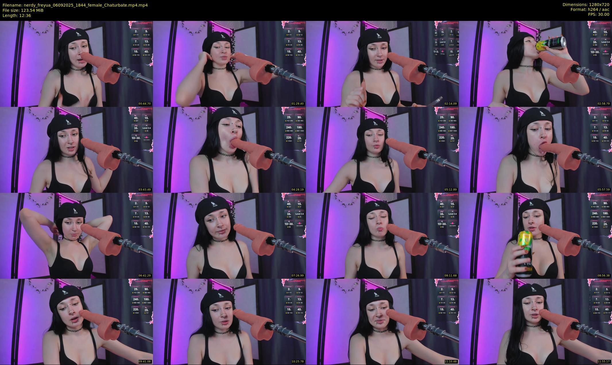 nerdy_freyua — 13 minute Chaturbate female cam show recording, 720p, Sep 6, 2025