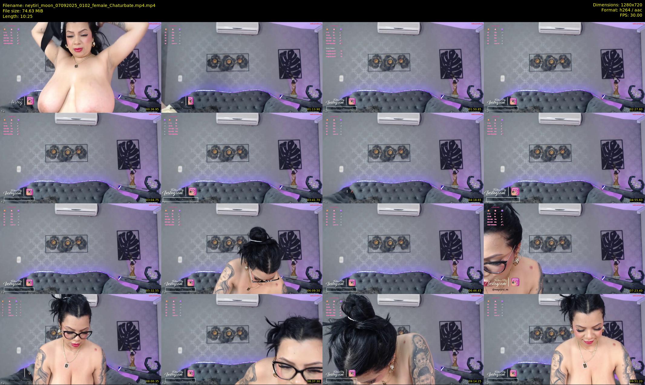 neytiri_moon — 11 minute Chaturbate female cam show recording, 720p, Sep 7, 2025