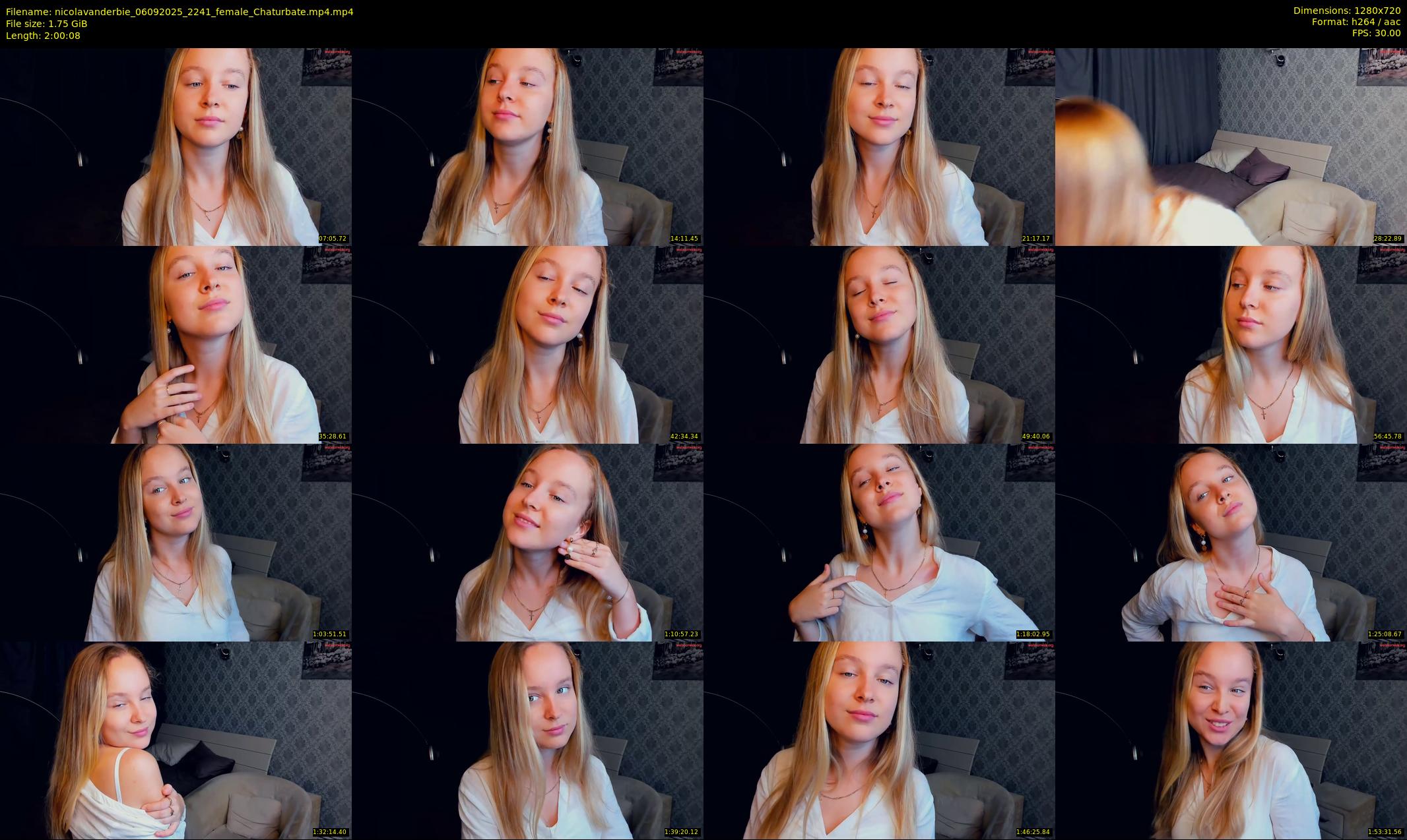 nicolavanderbie — 121 minute Chaturbate female cam show recording, 720p, Sep 6, 2025