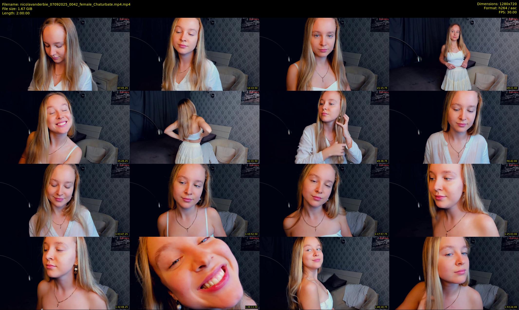 nicolavanderbie — 120 minute Chaturbate female cam show recording, 720p, Sep 7, 2025