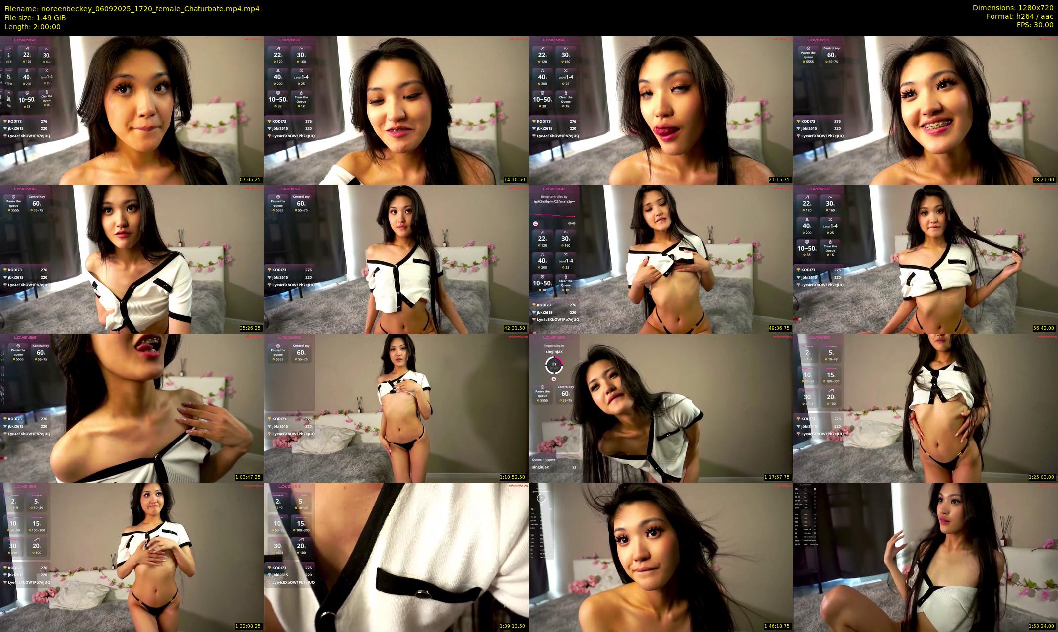 noreenbeckey — 120 minute Chaturbate female cam show recording, 720p, Sep 6, 2025
