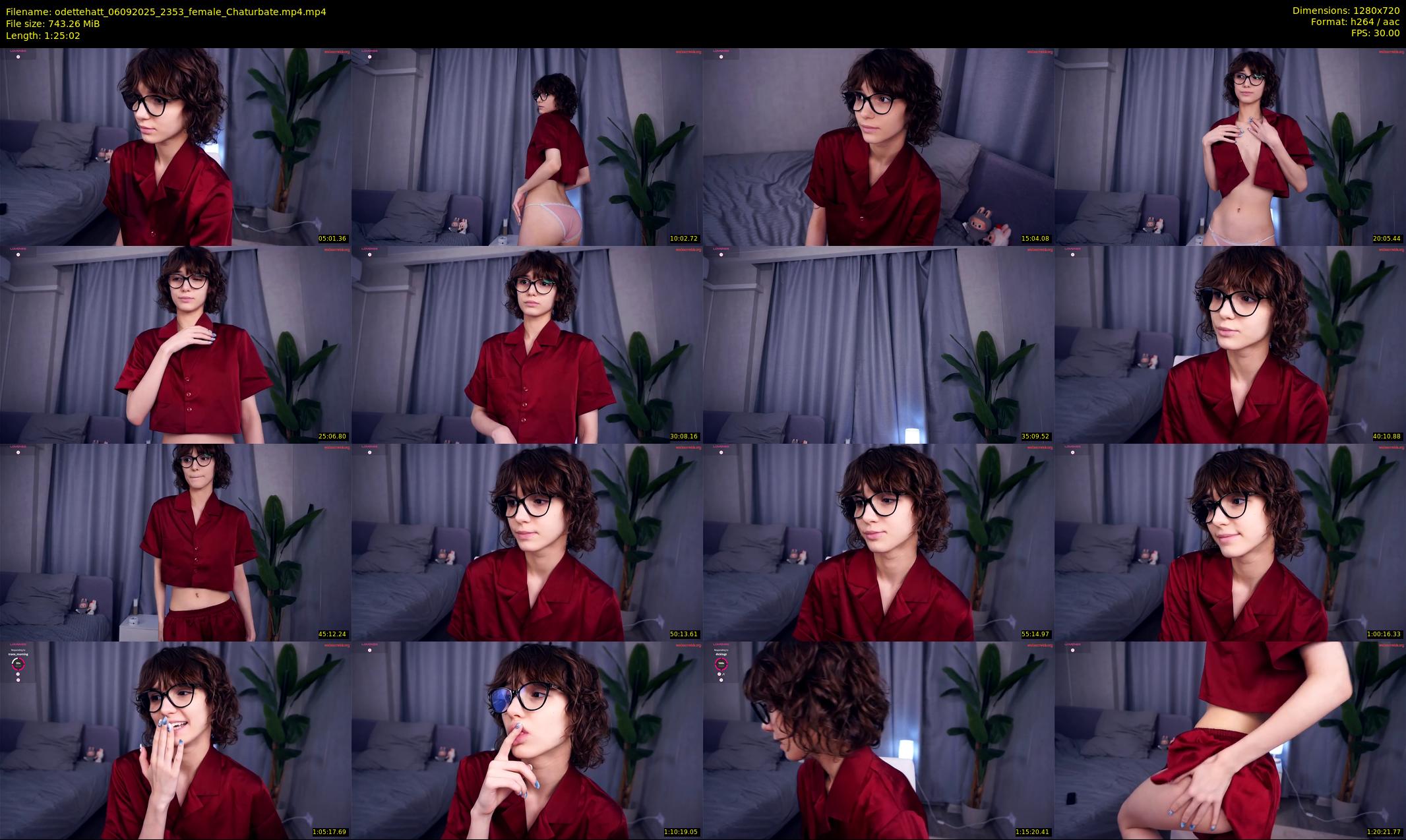 odettehatt — 86 minute Chaturbate female cam show recording, 720p, Sep 6, 2025