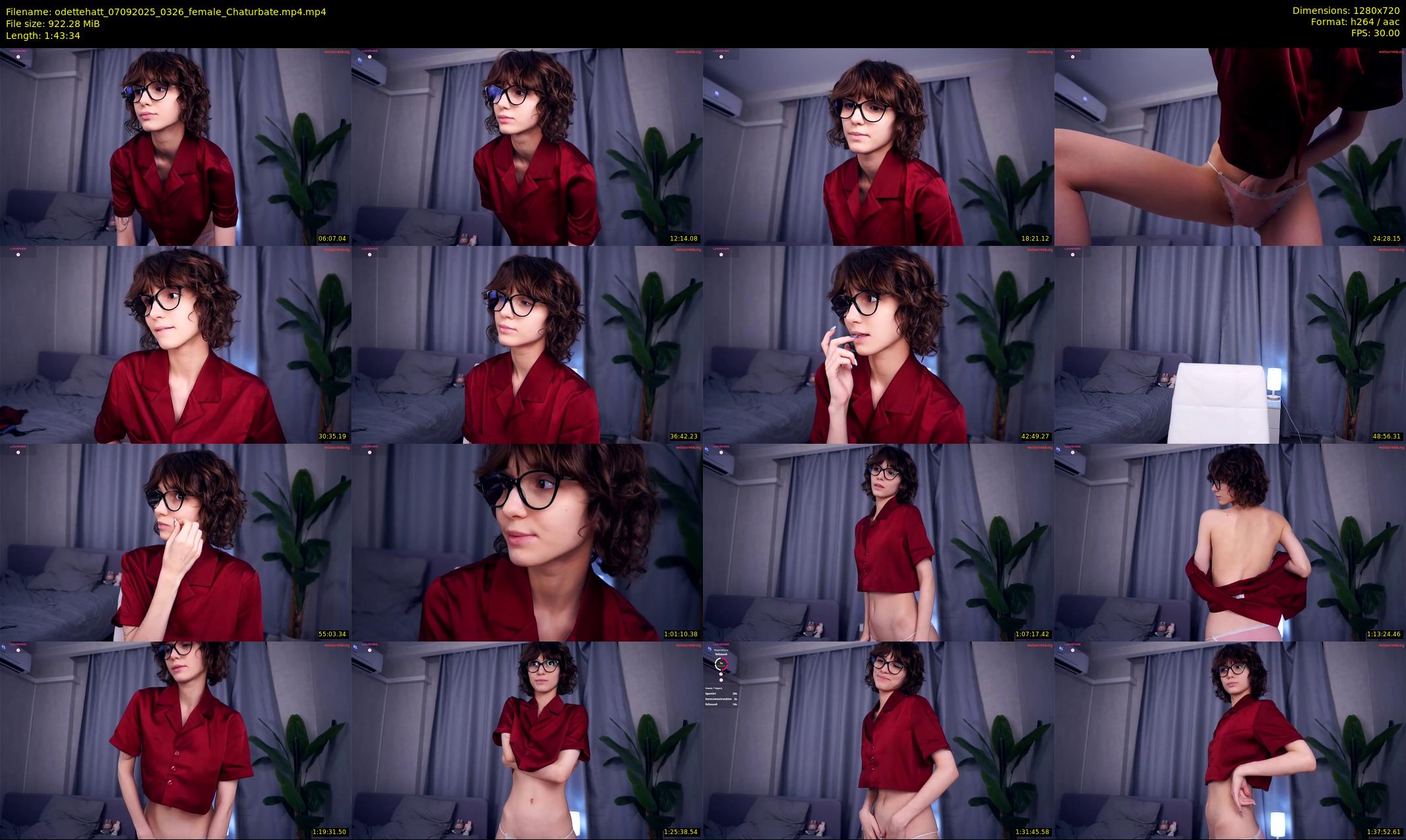 odettehatt — 104 minute Chaturbate female cam show recording, 720p, Sep 7, 2025