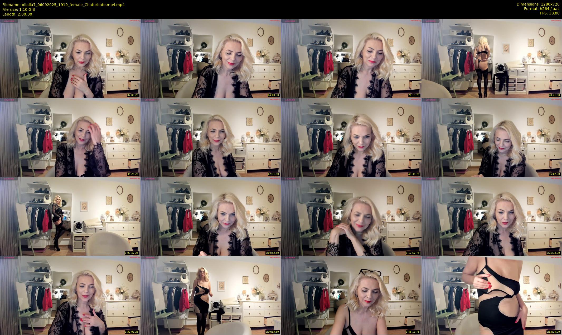 ollalla7 — 120 minute Chaturbate female cam show recording, 720p, Sep 6, 2025