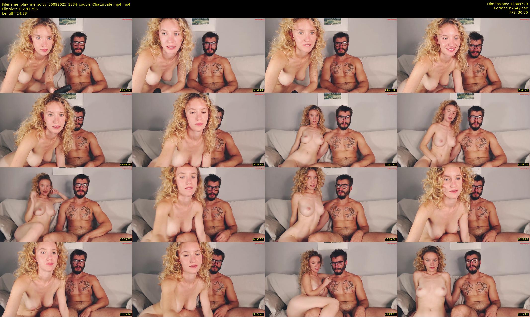 play_me_softly — 25 minute Chaturbate couple cam show recording, 720p, Sep 6, 2025