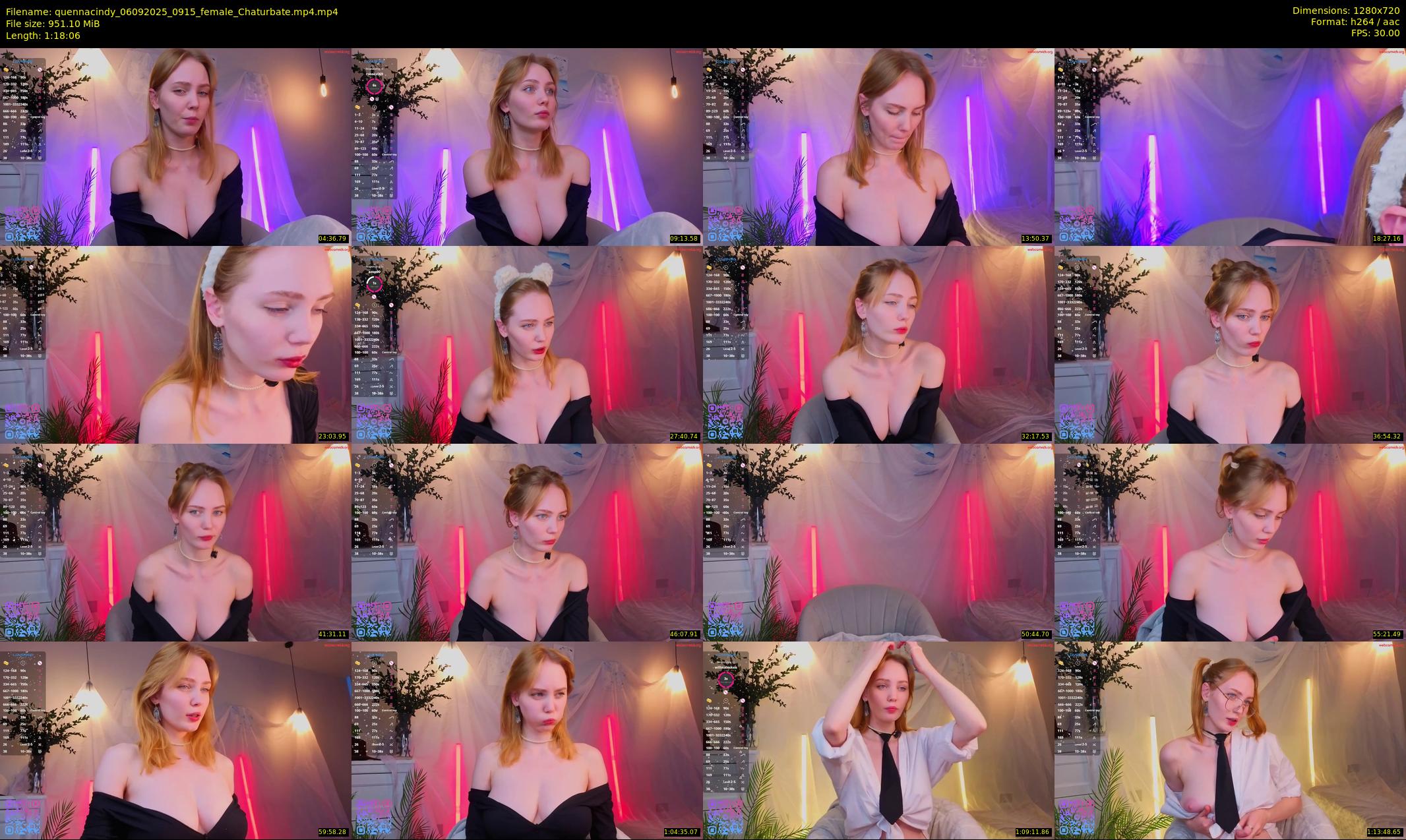 quennacindy — 79 minute Chaturbate female cam show recording, 720p, Sep 6, 2025