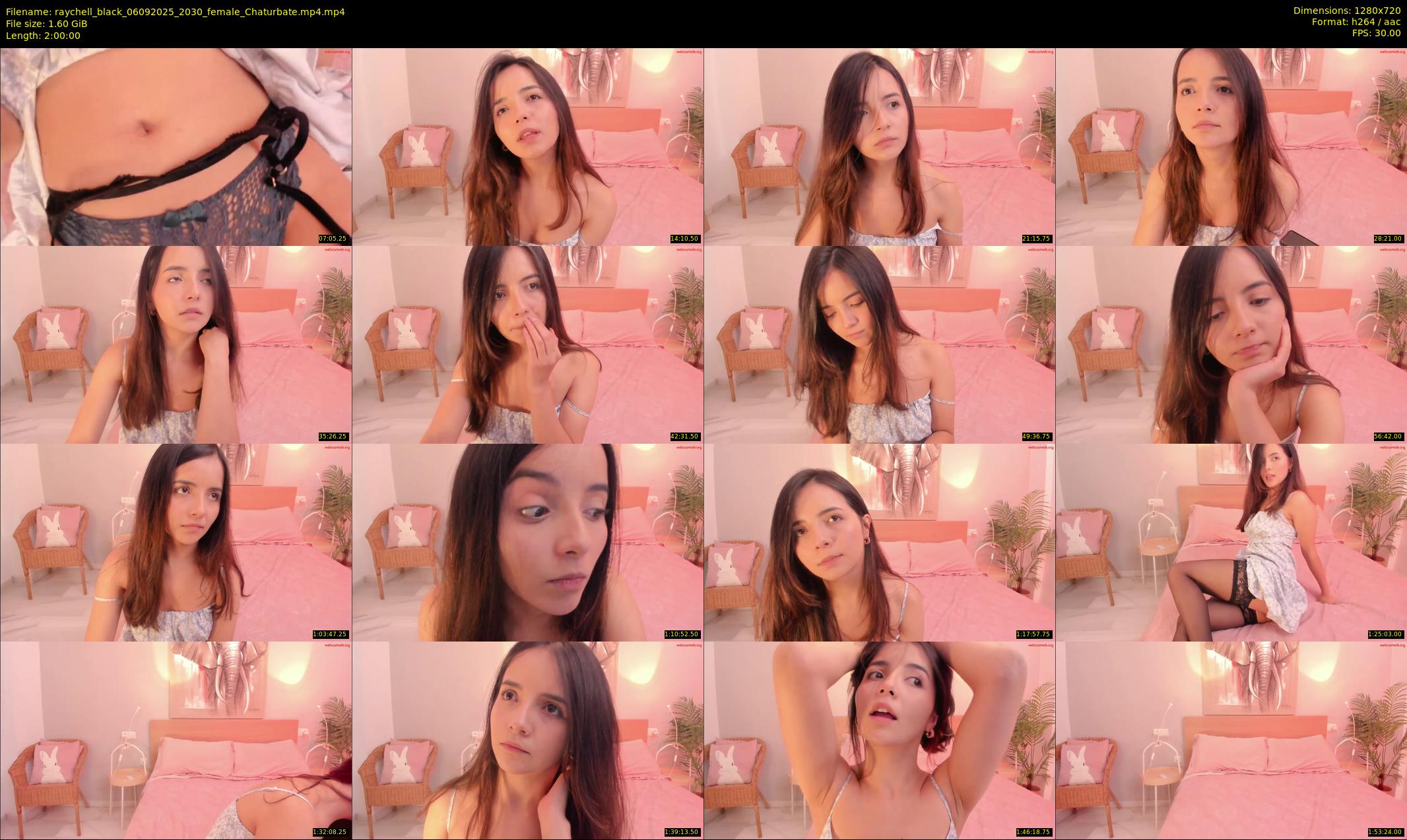 raychell_black — 120 minute Chaturbate female cam show recording, 720p, Sep 6, 2025