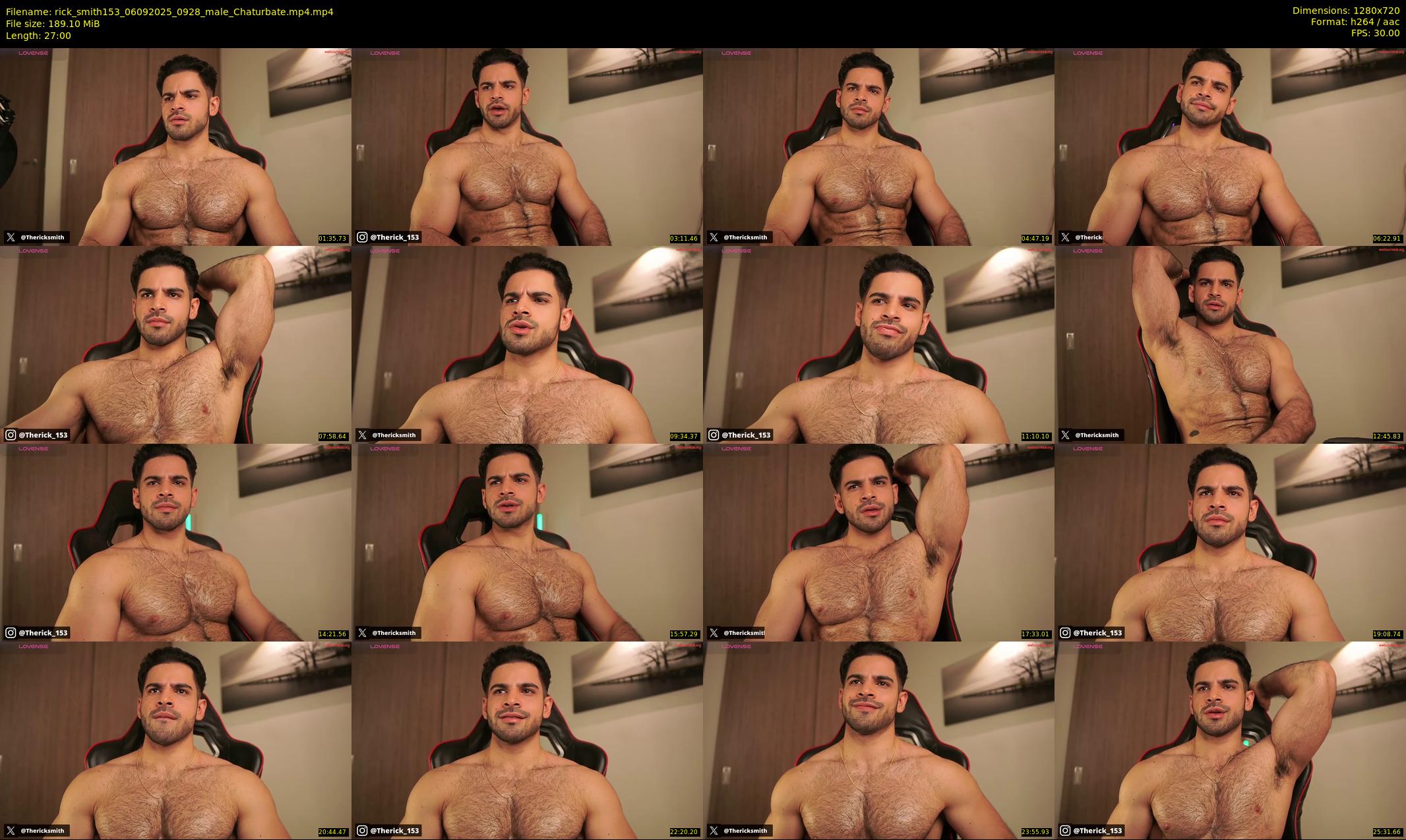 rick_smith153 — 27 minute Chaturbate male cam show recording, 720p, Sep 6, 2025